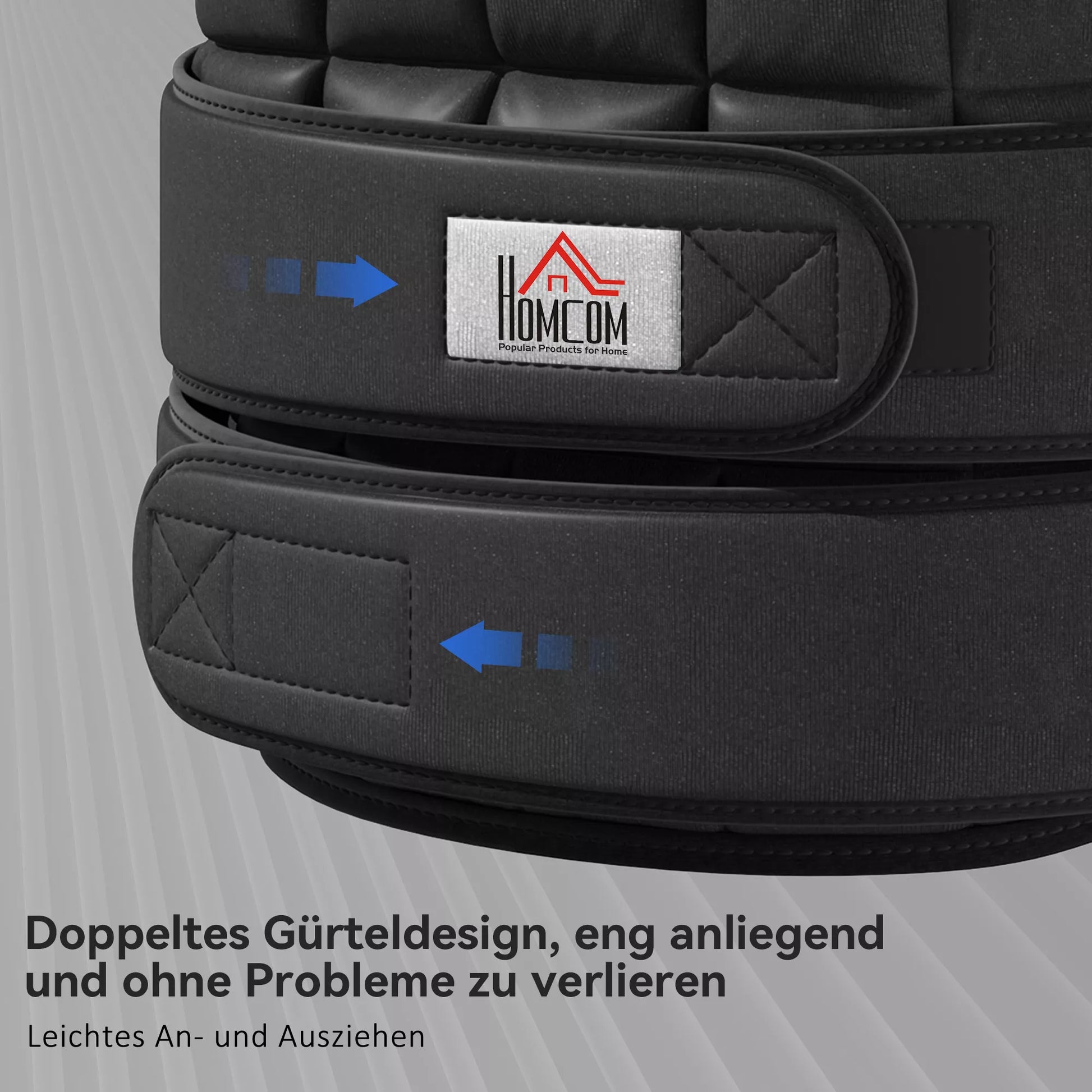 Svorio liemenė 20 KG reguliuojama treniruočių liemenė su išimamais svoriais Juoda