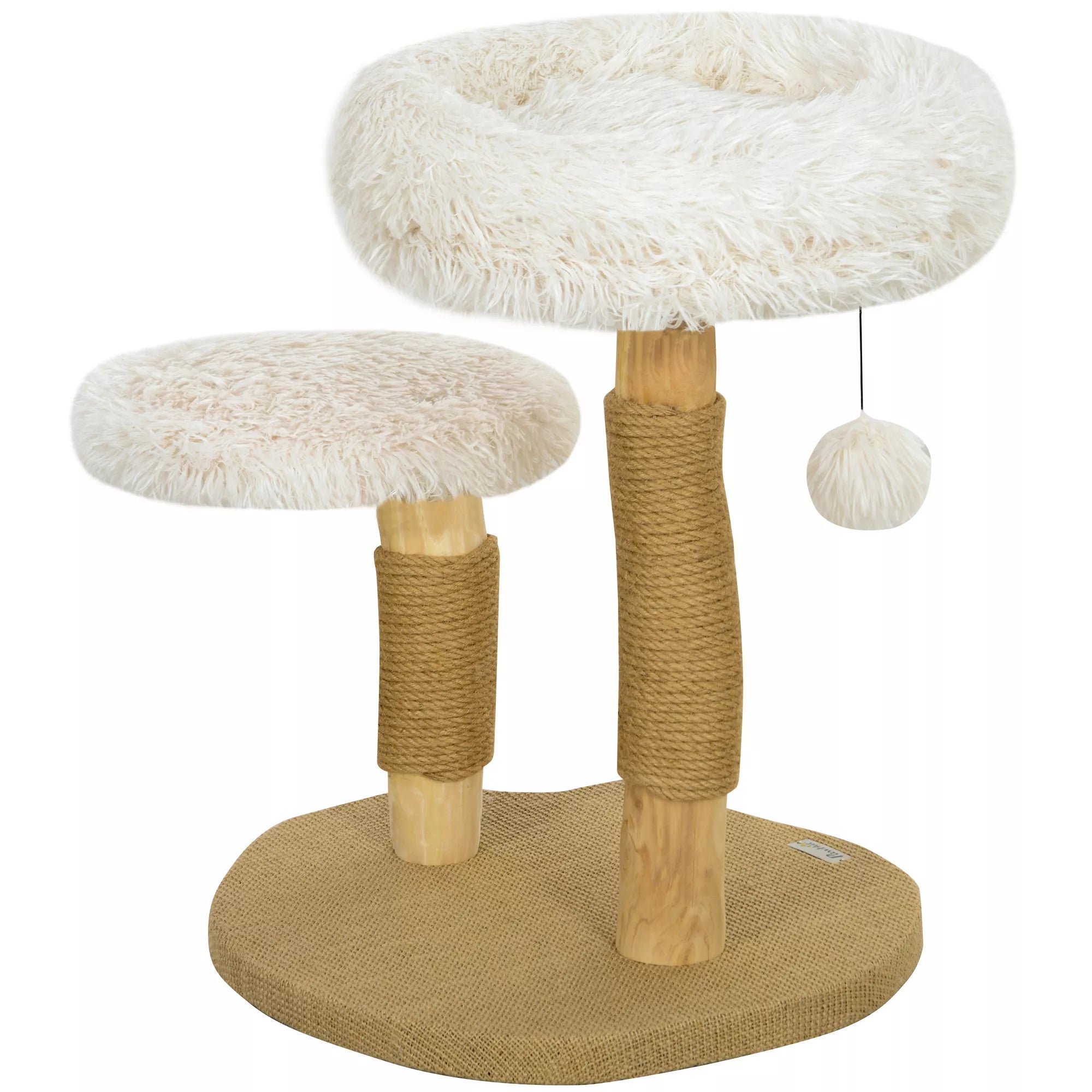 Kačių medis Pet Palace, 61,5 cm, baltas