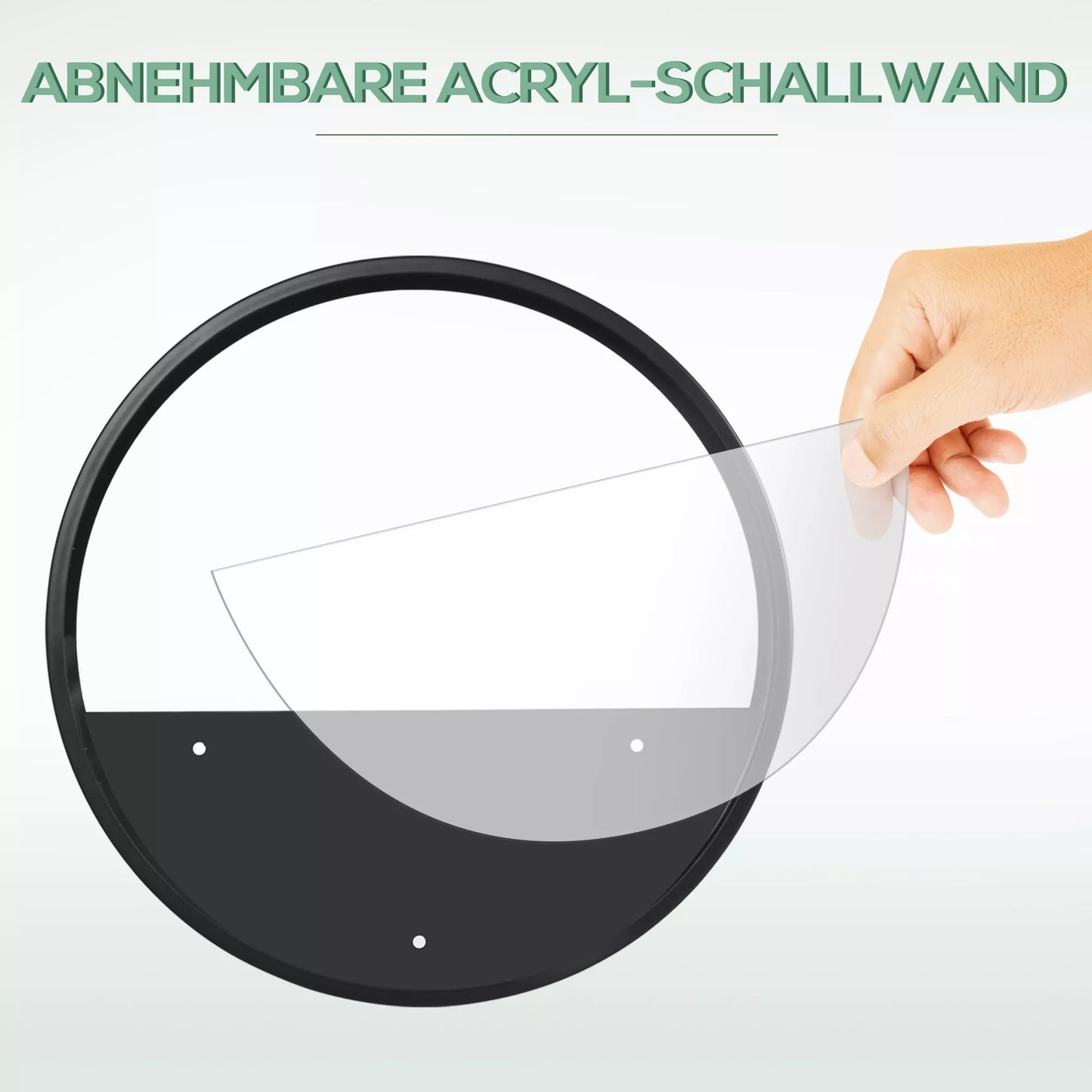 Sieniniai vazonai, 3 vnt. rinkinys, sukraunami, plienas+akrilas, juodi