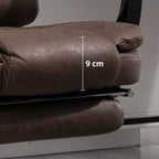 Kėdės sėdynės paminkštinimo 9 cm storio artimas vaizdas