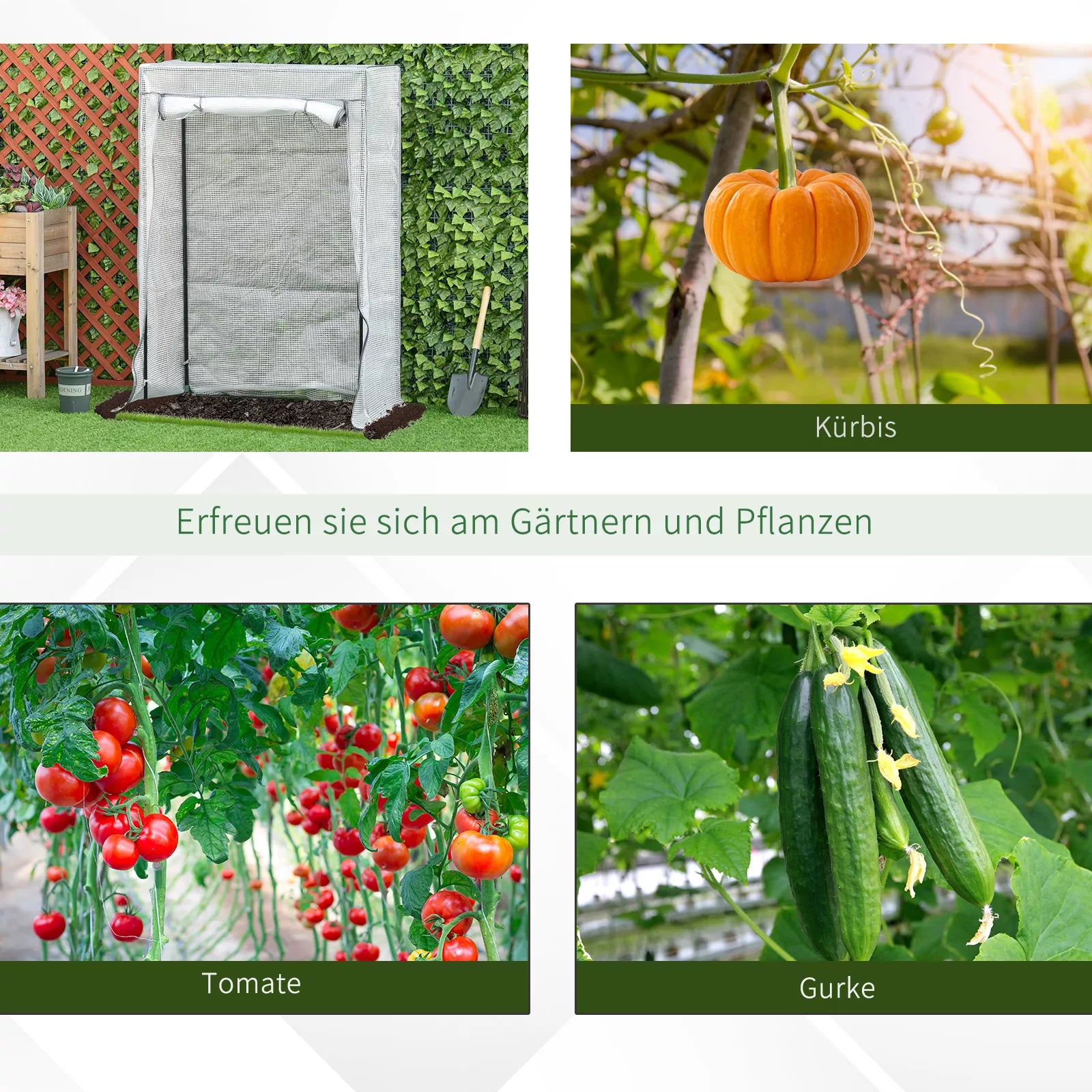 Šiltnamis su PE tinkliniu plėvelės sluoksniu, durimis, atsparus žiemai Plieninis šiltnamis su plėvelės sluoksniu, šiltnamis 100 x 50 x 150 cm, baltas