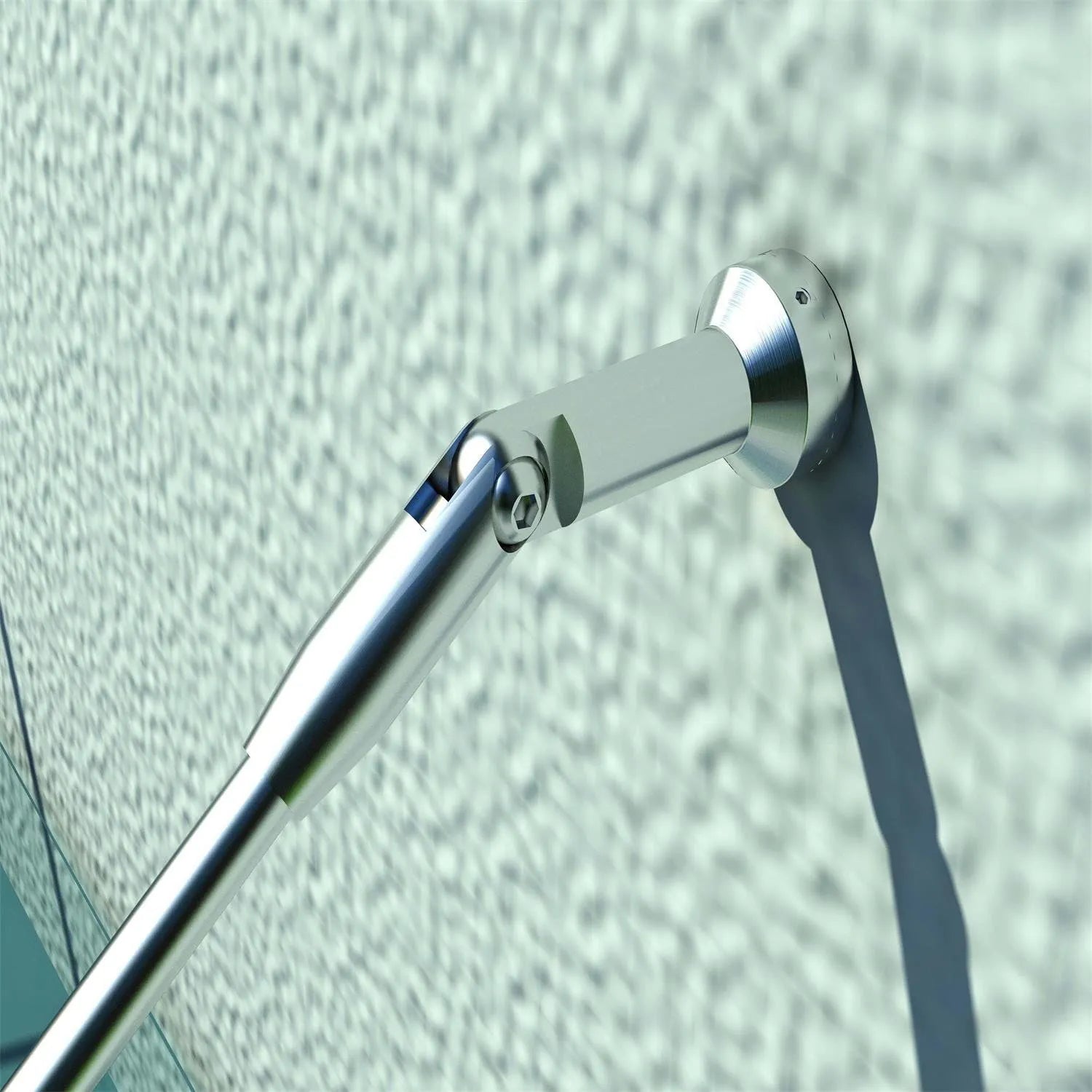 Stogelis Stiklinis stogelis Durų stogelis Grūdintas stiklas (ESG) Nerūdijantis plienas Skaidrus stiklas (200x90cm) (L)