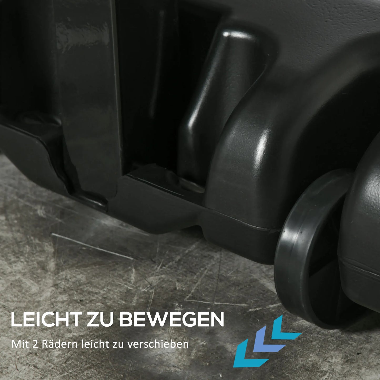 HOMCOM Krepšinio stovas su ratukais, 210-260 cm reguliuojamo aukščio, tinkamas naudoti lauke ir viduje, plienas, plastikas, juodas HOMCOM