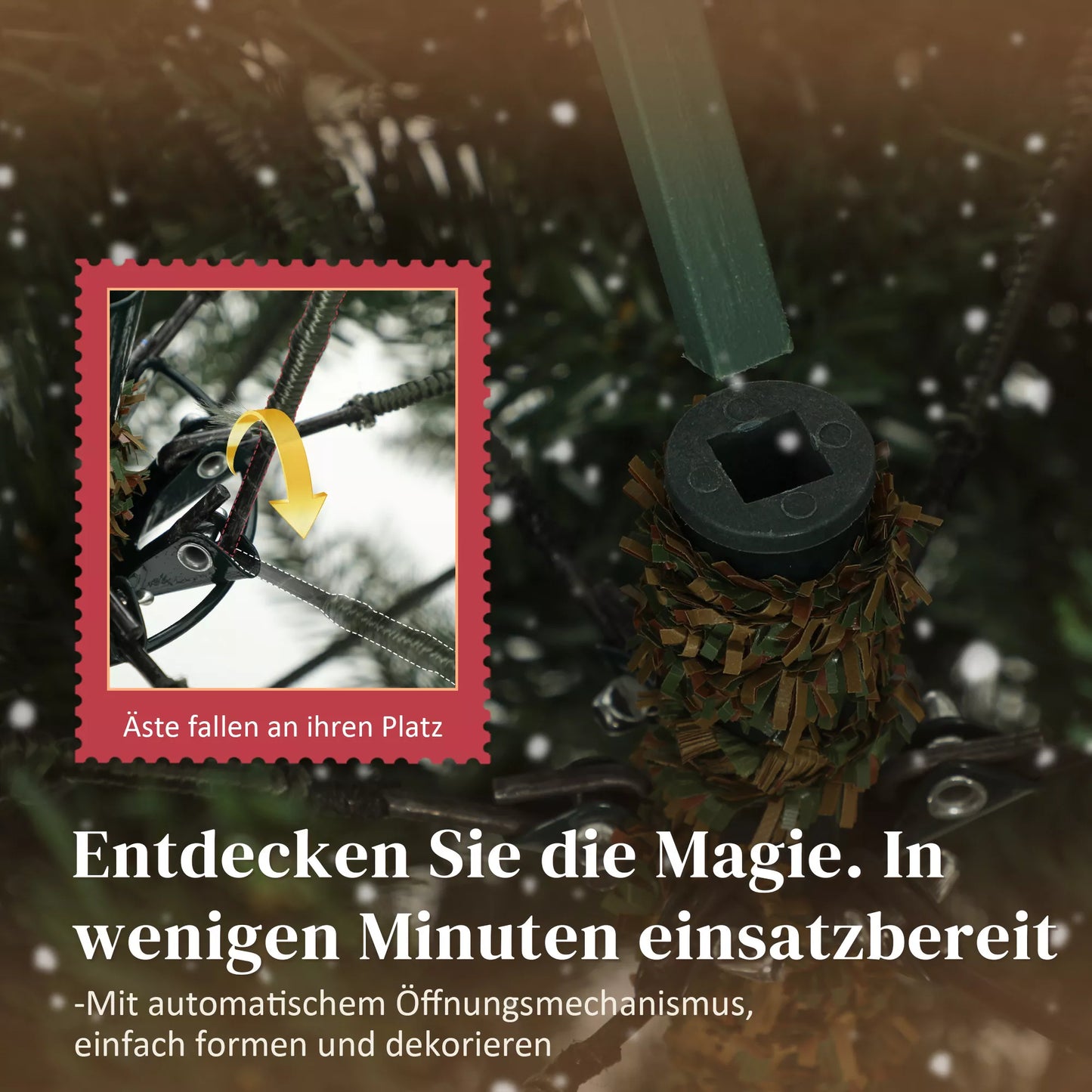 Dirbtinė Kalėdų eglutė, 180 cm, tankios šakos, realistiška išvaizda, antipireninis, plastikas, metalas, žalia