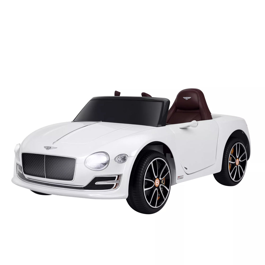 Vaikų automobilis „Bentley GT“ licencijuotas vaikų automobilis Elektrinis automobilis su nuotolinio valdymo pultu 2 x 390 varikliai Vaikams Balta 108 x 60 x 43 cm