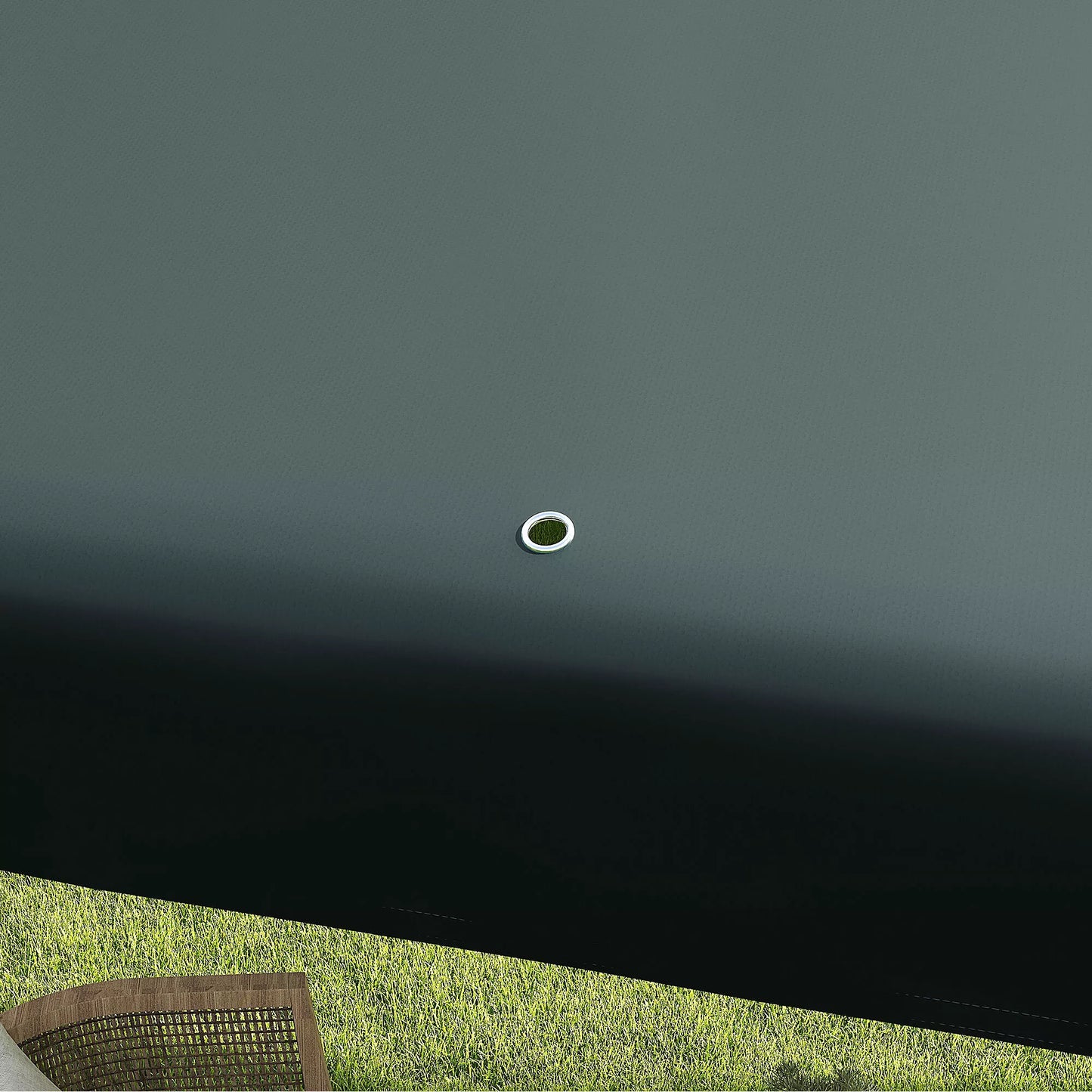 Paviljonas 2,7 x 2,7 m, greitas surinkimas su užfiksuojamuoju mechanizmu, nerūdijantis rėmas, tamsiai žalias