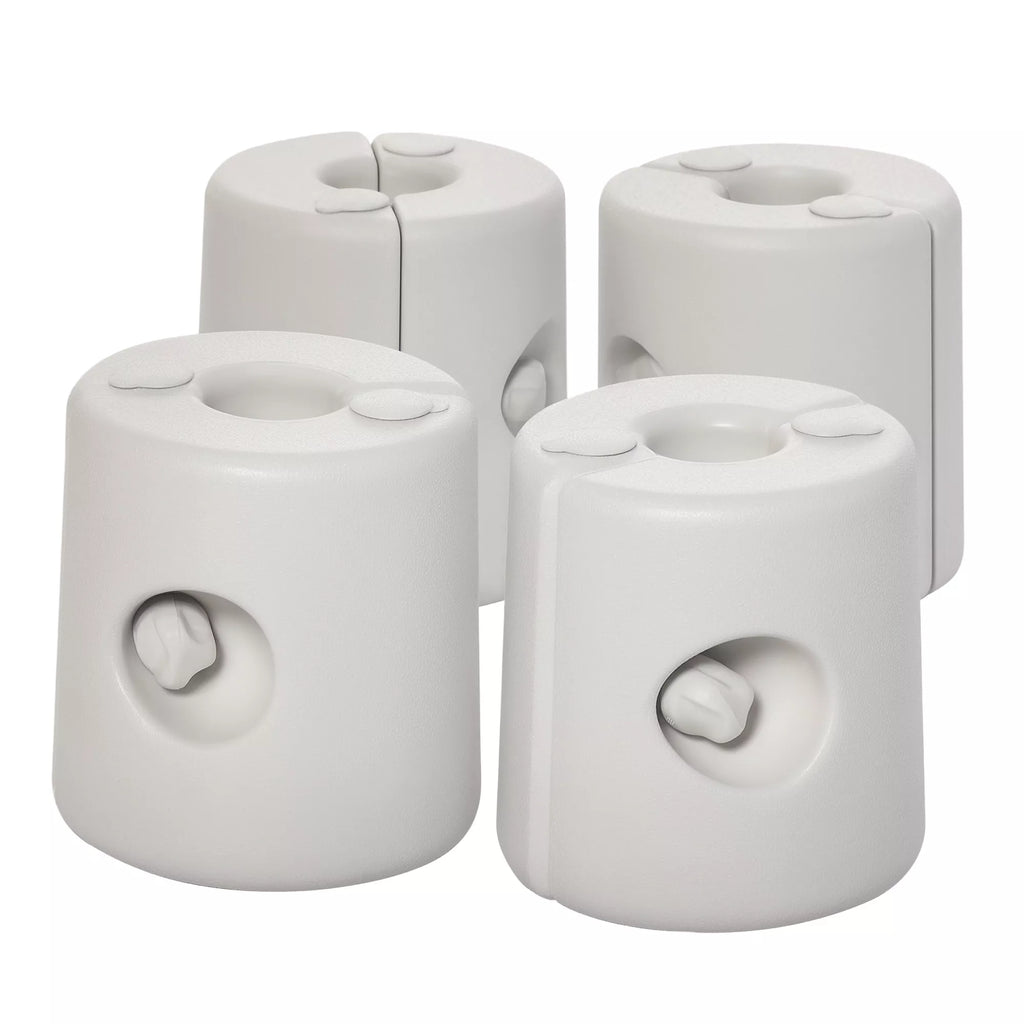 4 x Paviljono svoriai / Atsvarai palapinei su vandeniu/smėliu PE Ø24xH25cm