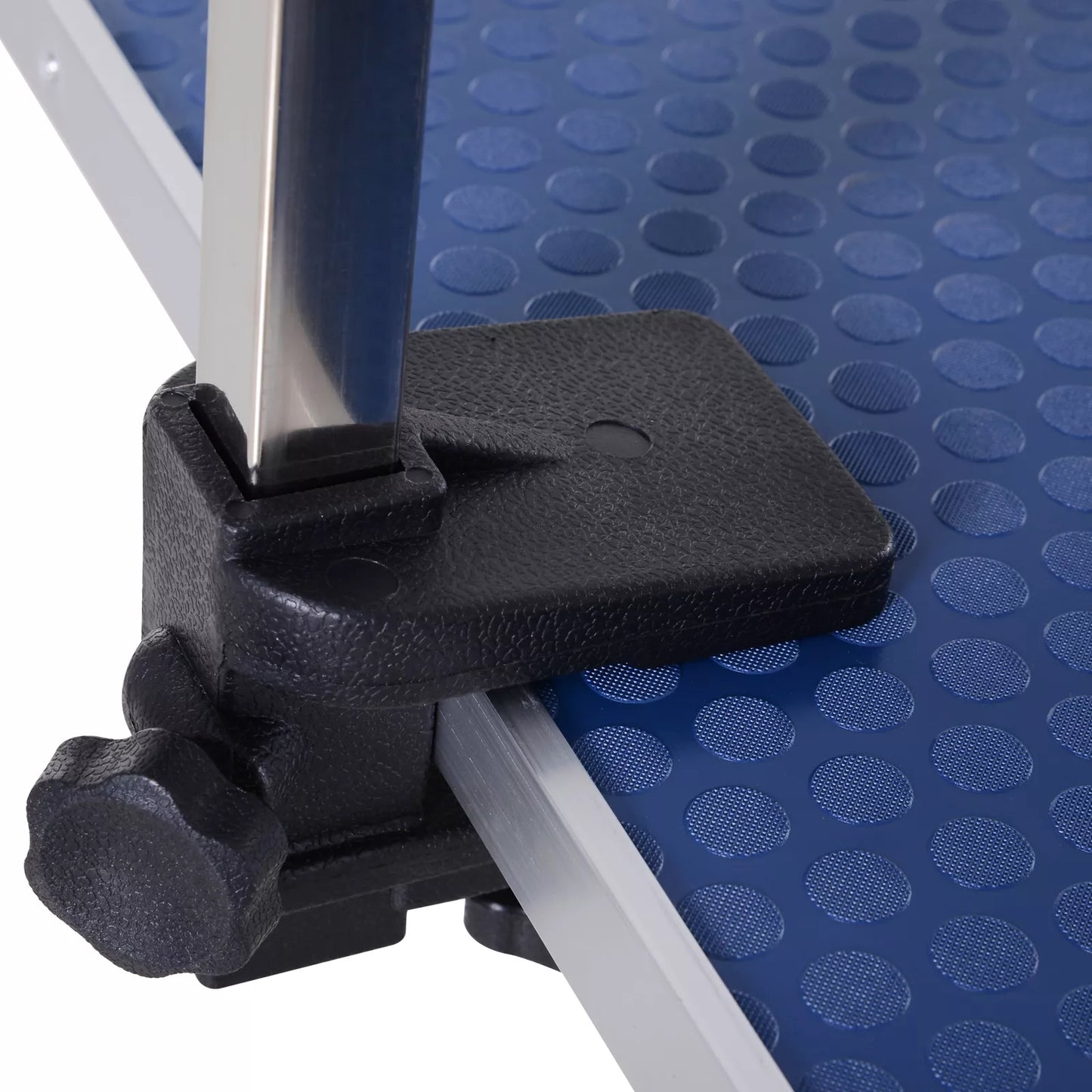 Šunų priežiūros stalas Reguliuojamo aukščio gyvūnų priežiūros stalas Sulankstomas šunų priežiūros stalas Šunų kirpykla Stalas kirpimui Stalas kirpimui su apatiniu krepšeliu šunims ir katėms iki 100 kg Mėlynas