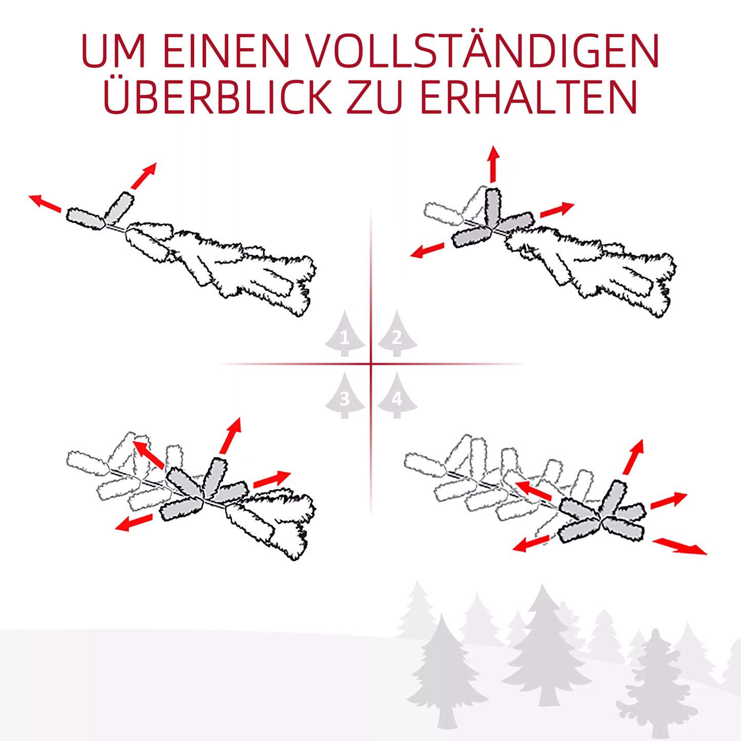 Kalėdinis vainikas su LED apšvietimu, raudonomis uogomis, natūraliai atrodantis, Ø60 x 10 cm, žalias
