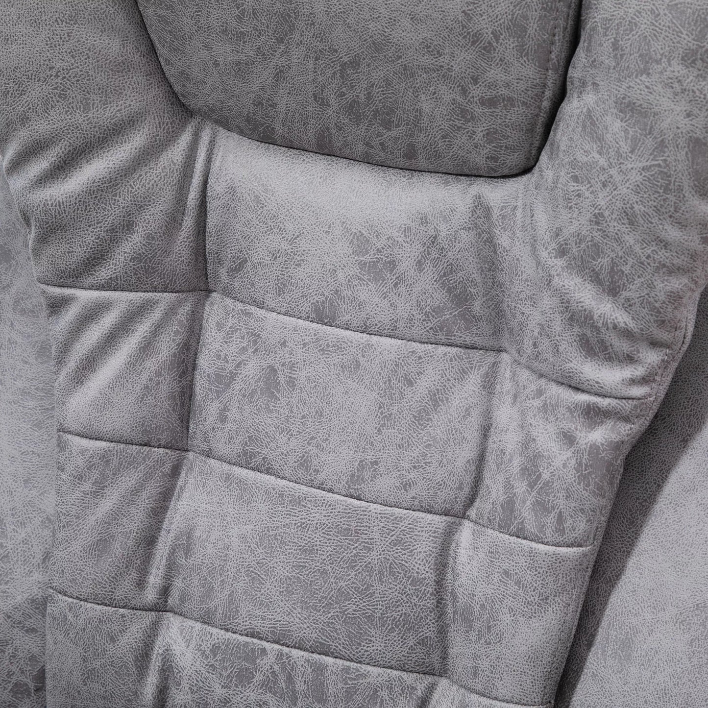 Ergonomiška biuro kėdė su masažo, atlošo reguliavimo ir šildymo funkcija, nuotolinio valdymo pulteliu, pilka