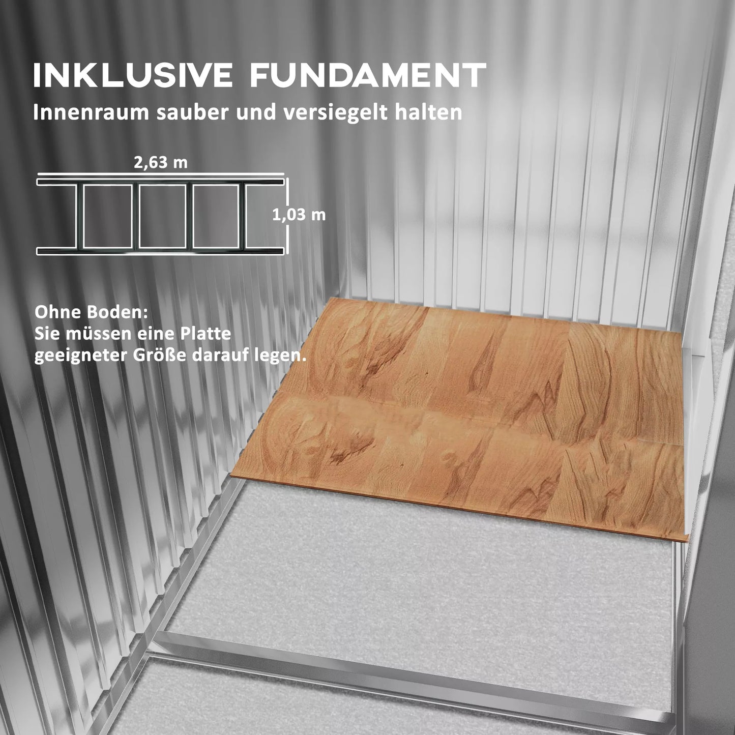 Metalinis sodo namelis su stumdomomis durimis 2,77 x 1,95 x 1,92 m, anglies pilkos spalvos