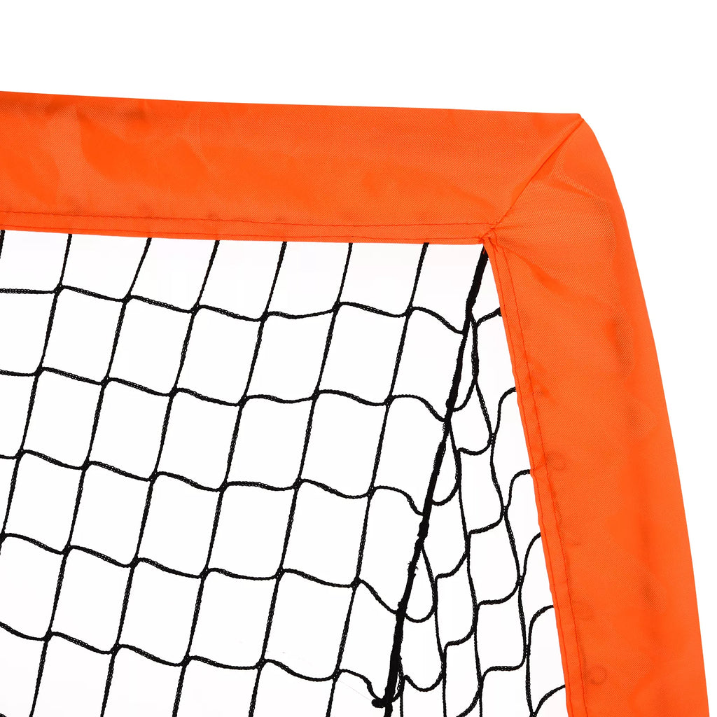 Futbolo vartai, 183x90x90 cm, 2 vnt., oranžiniai