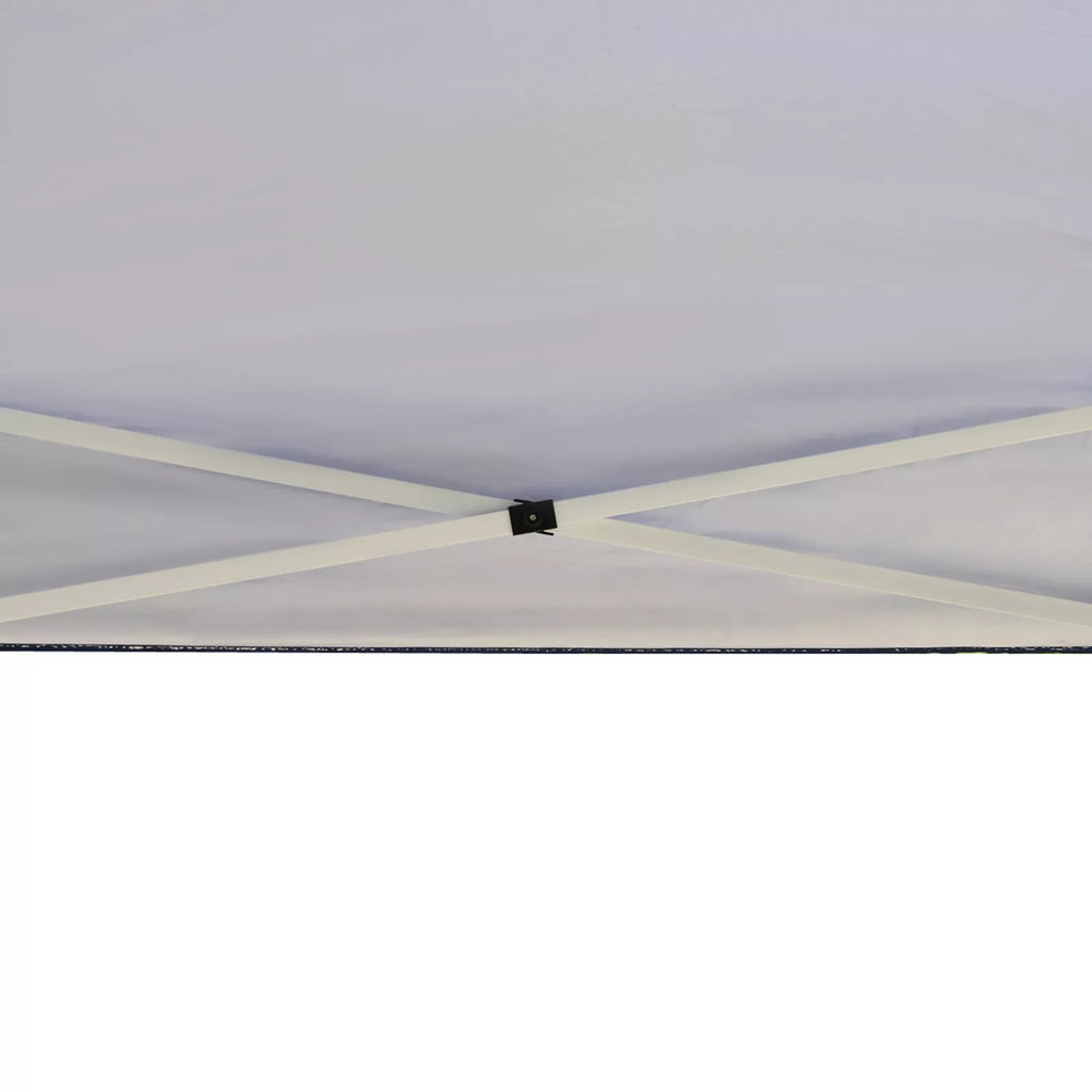 Paviljonas, 2,95 x 2,95 m Pop-Up sulankstomas paviljonas, sodo paviljonas, vakarėlių palapinė, UV apsauga, plienas + Oxford audinys, mėlynas