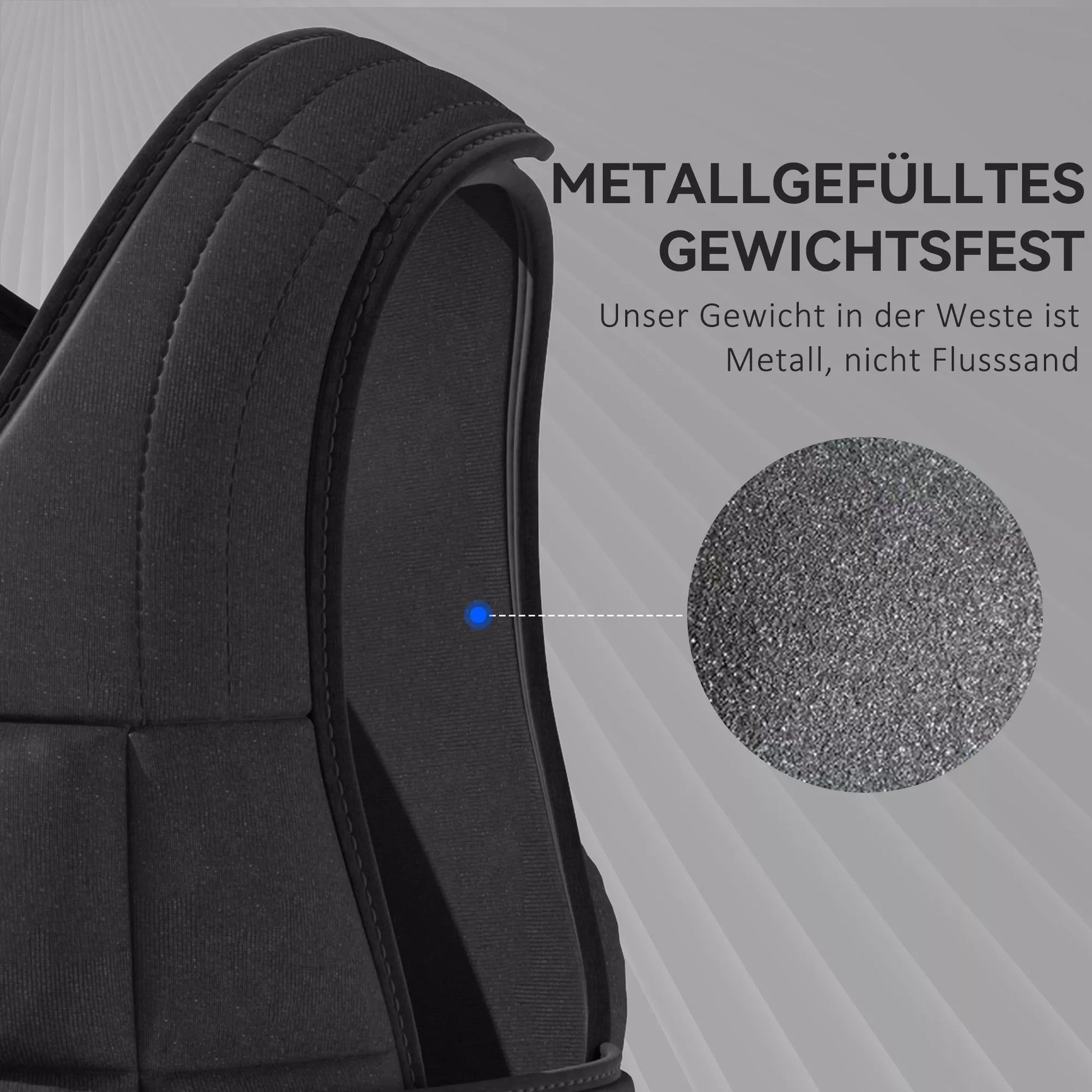 Svorio liemenė 20 KG reguliuojama treniruočių liemenė su išimamais svoriais Juoda