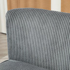 Dvivietė sofa, poliesteris, 117 × 56,5 × 77 cm, pilka