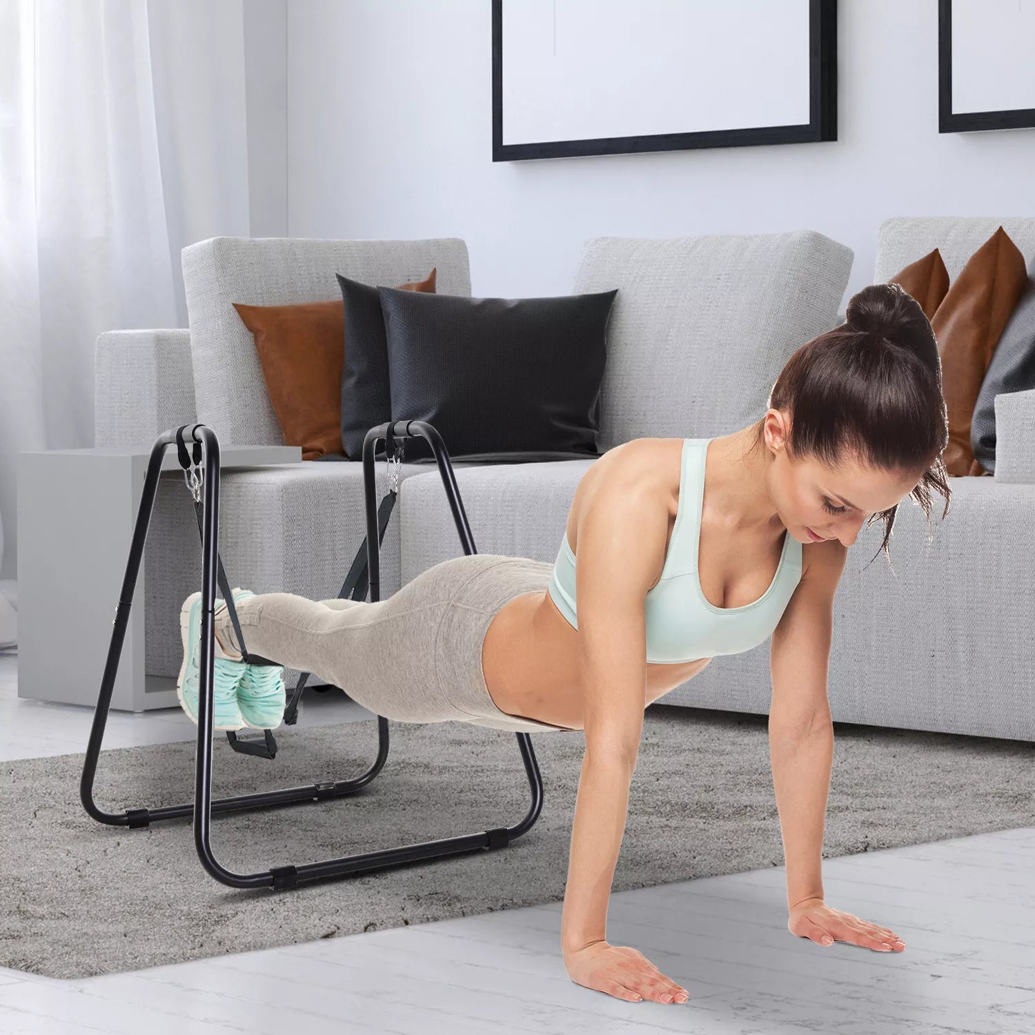 Dip Barren Dipstation, atlaikanti iki 120 kg svorį Treniruokliai namams Parallettes Calisthenics įranga jėgos treniruotėms