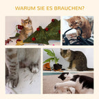 Katės draskyklė 83 cm Maža katės draskyklė su sizaliniais stulpeliais, katės laipiojimo medis, baldai mažoms katėms, tamsiai pilka