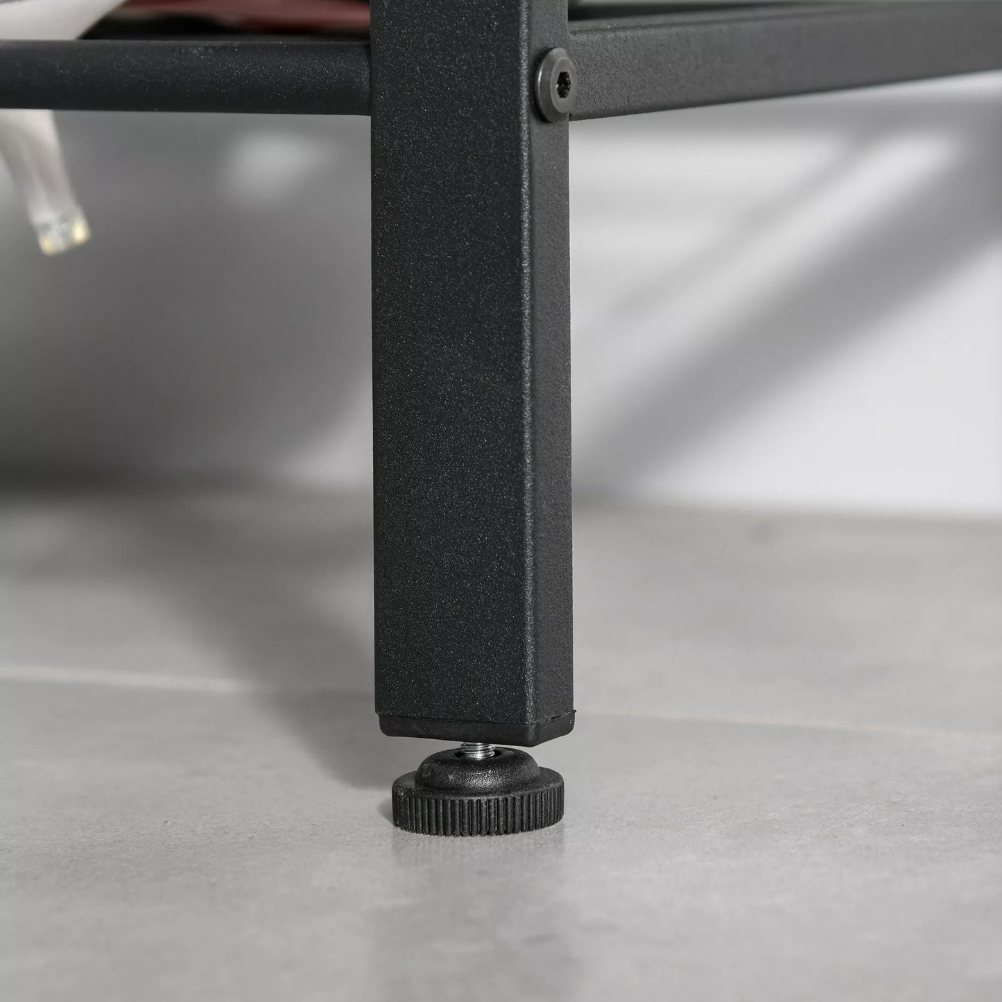 Drabužių ir batų stovas su 8 kabliukais, 2 lentynomis, MDF, juodos spalvos, 72 x 34 x 185 cm