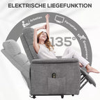 Krėslo informacinė grafika apie elektrinį atlošą