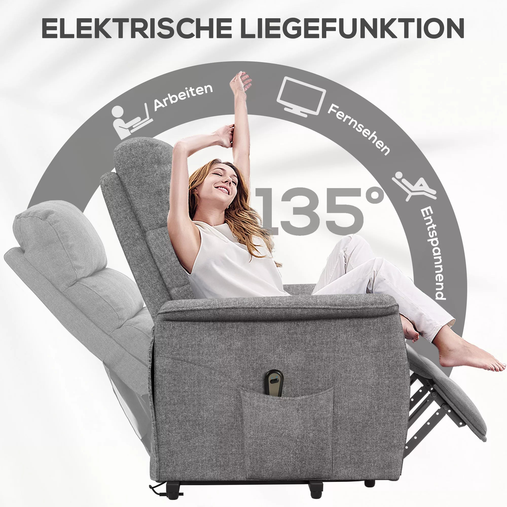 Krėslo informacinė grafika apie elektrinį atlošą