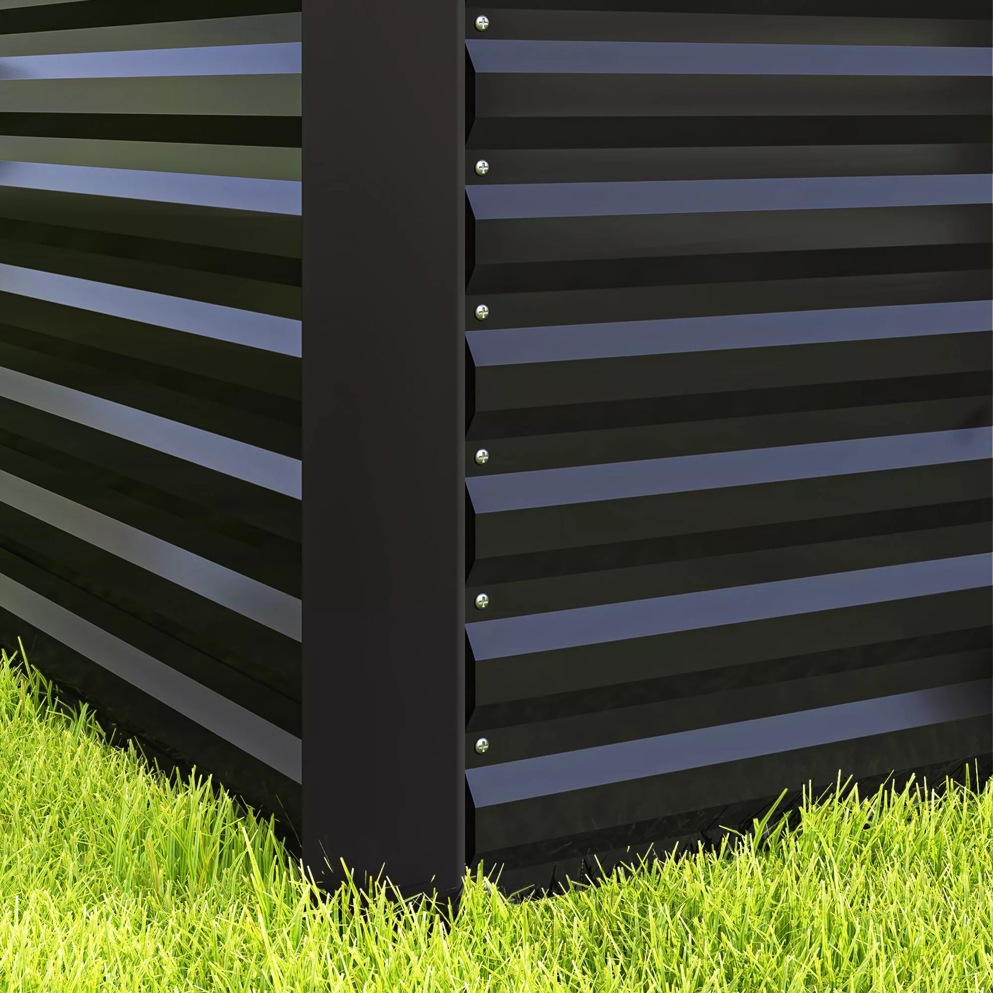 Aukštos lysvės, 2 vnt. rinkinys, gėlių dėžė, ypač gili, metalinė, 120 x 60 x 60 cm, tamsiai pilka