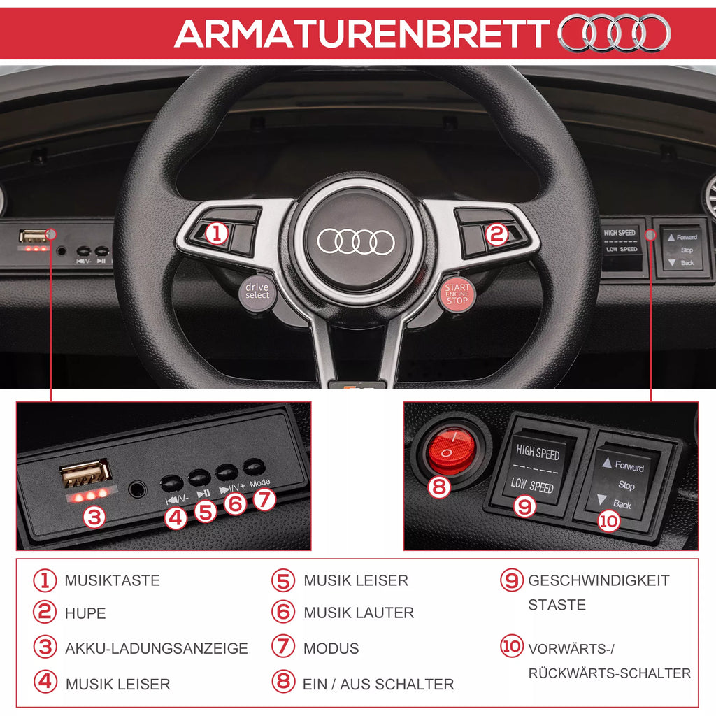 Schema su automobilio prietaisų skydeliu ir mygtukais