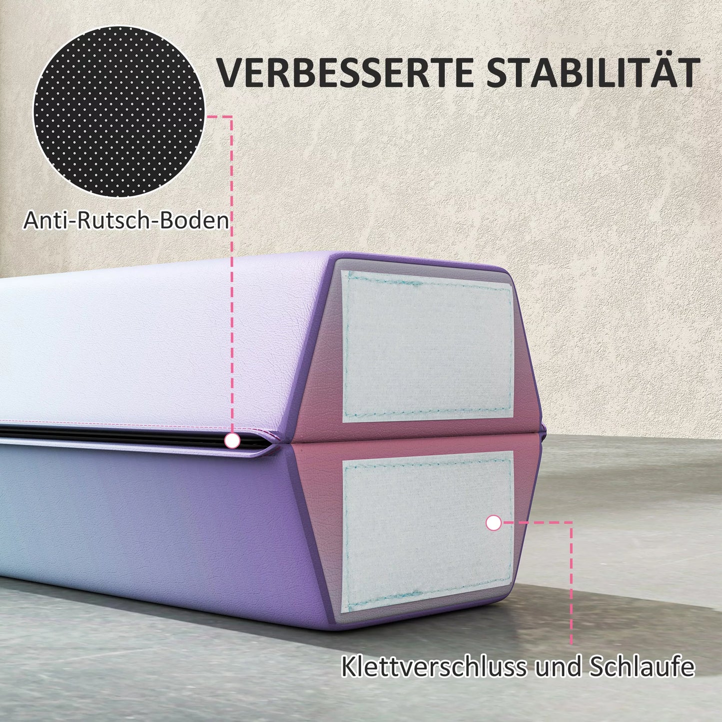 Balansinis tiltelis 2,4 m, sulankstomas, neslystantis pagrindas, nuo 3 metų, iki 80 kg, kelių spalvų