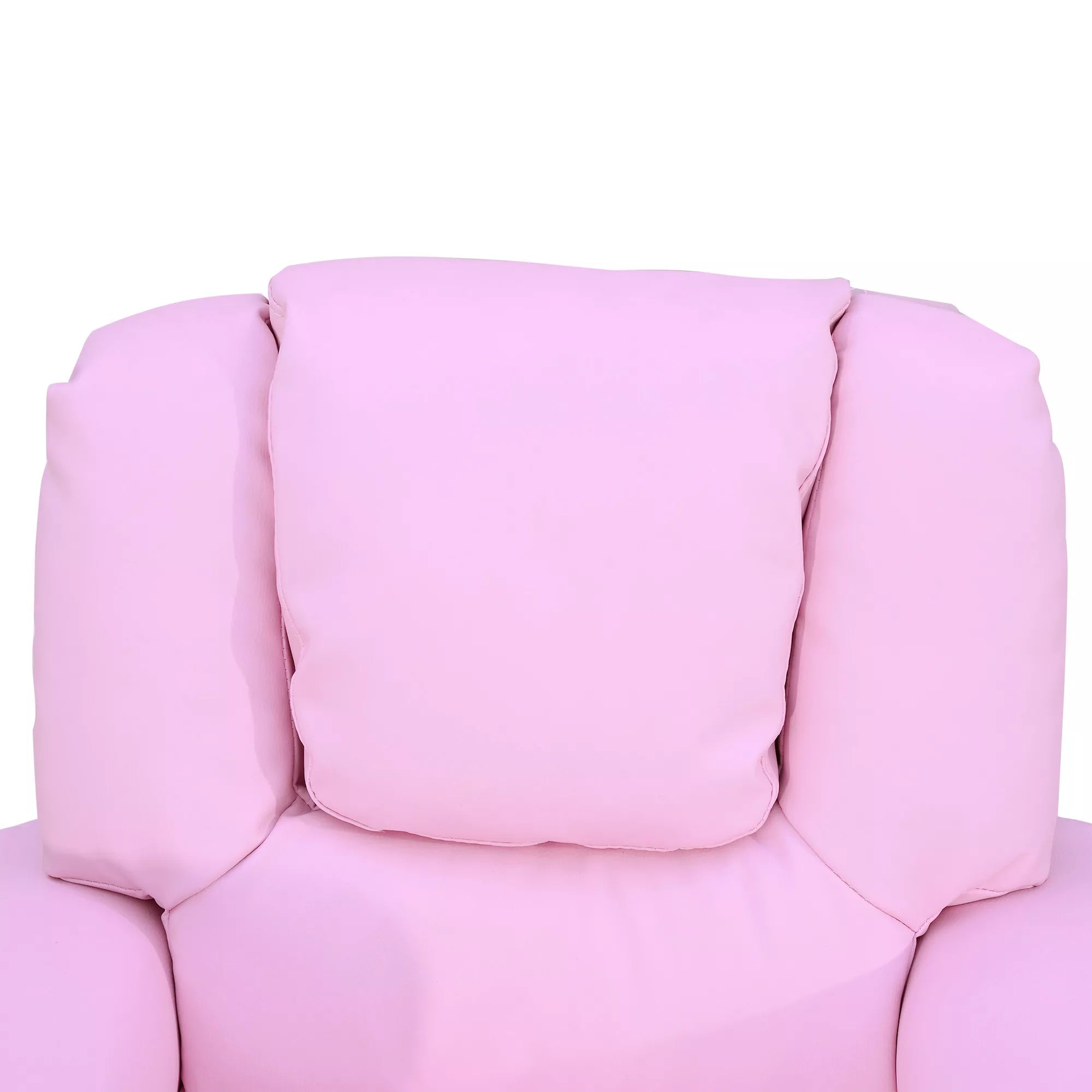 Vaikiška sofa su atlošama nugarėle 3–6 metų vaikams, rožinė