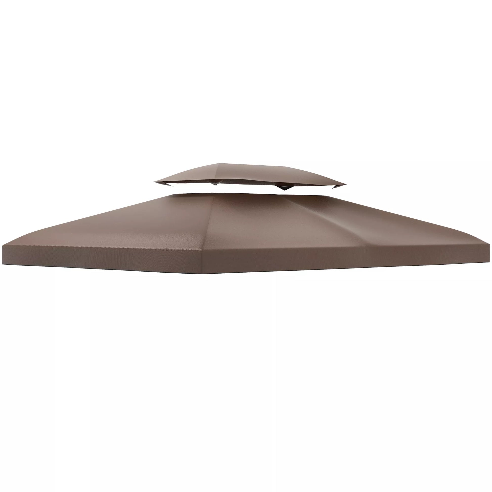 Atsarginis stogas sodo pavėsinėms 3x4 m Poliesteris Kavos spalvos