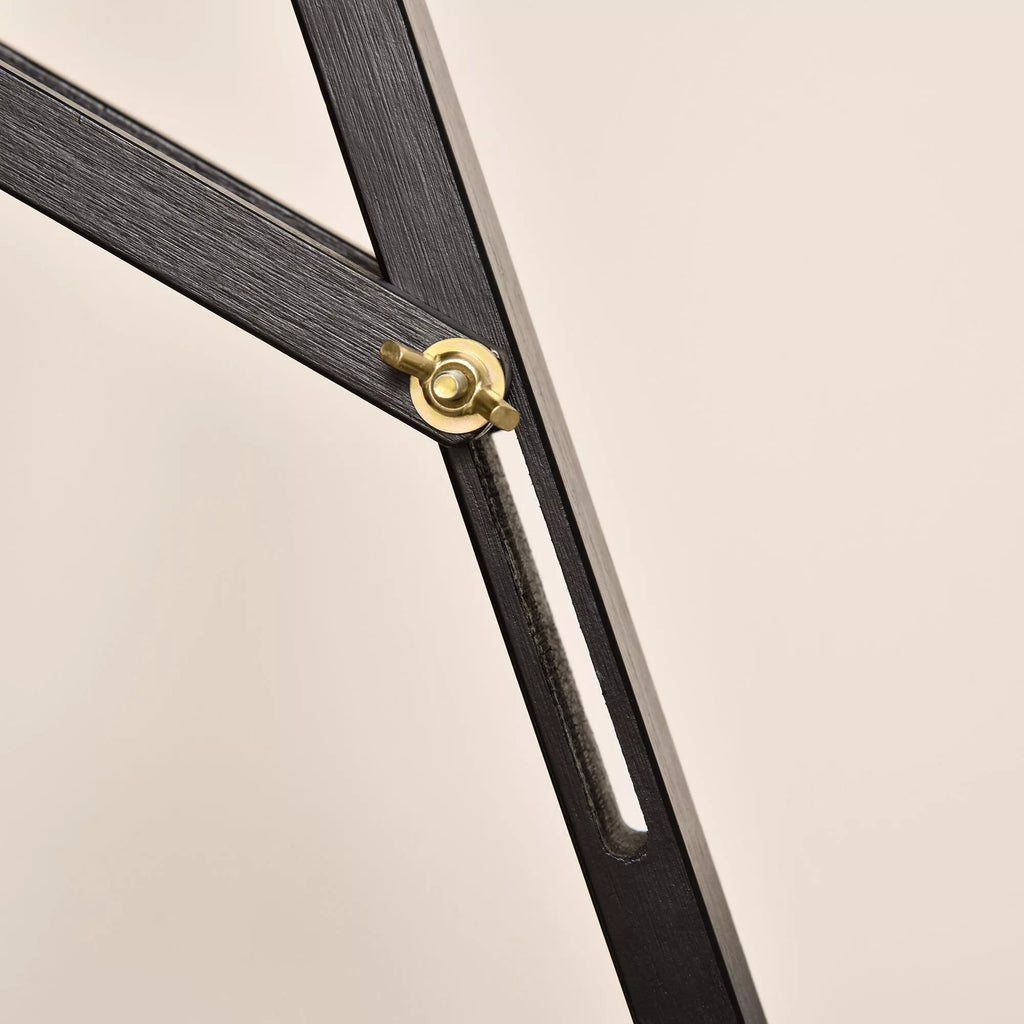 Dailės stovas reguliuojamas 134,5 cm juodas