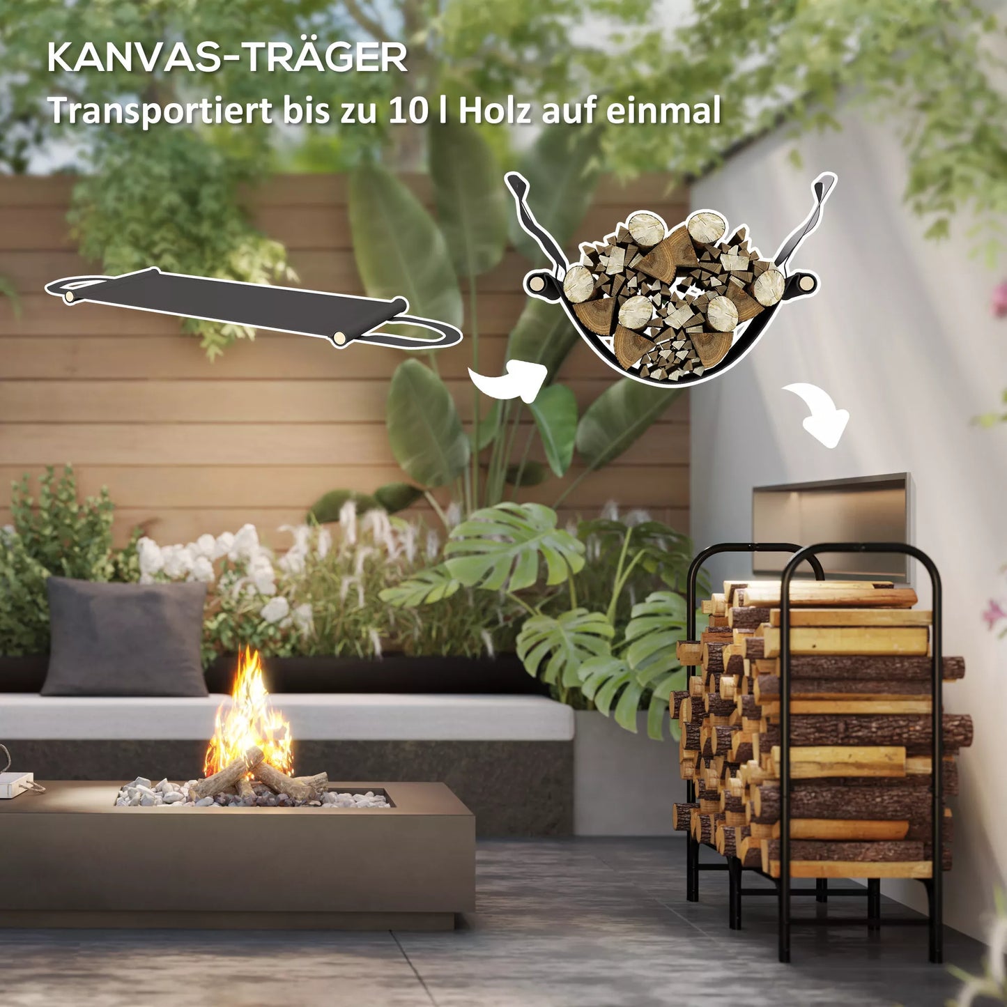 Malkų stovas, 0,33 m³, su nešimo krepšiu ir uždangalu, metalo rėmas, iki 150 kg, 120 x 36 x 99 cm, Juodas