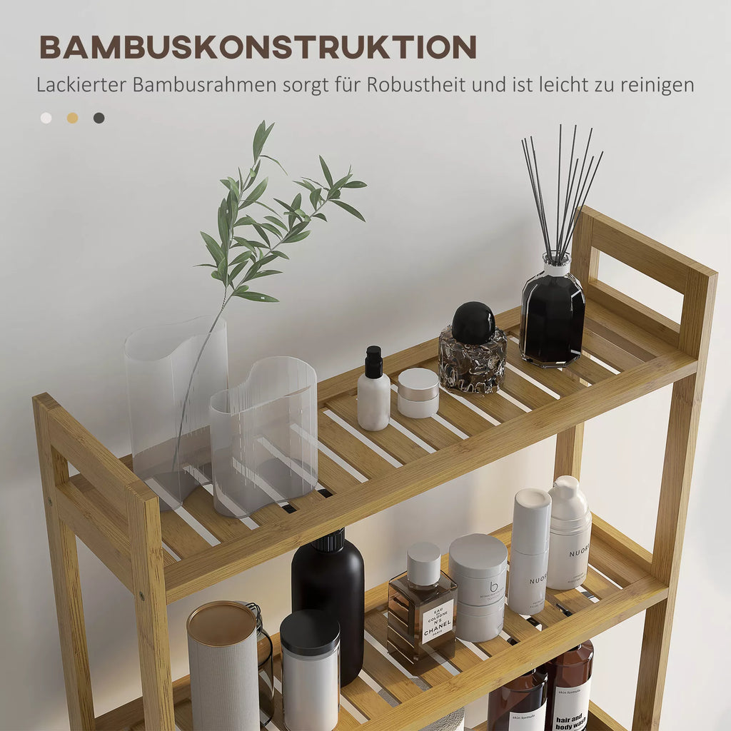 Lentynų informacinė grafika apie bambuko konstrukciją