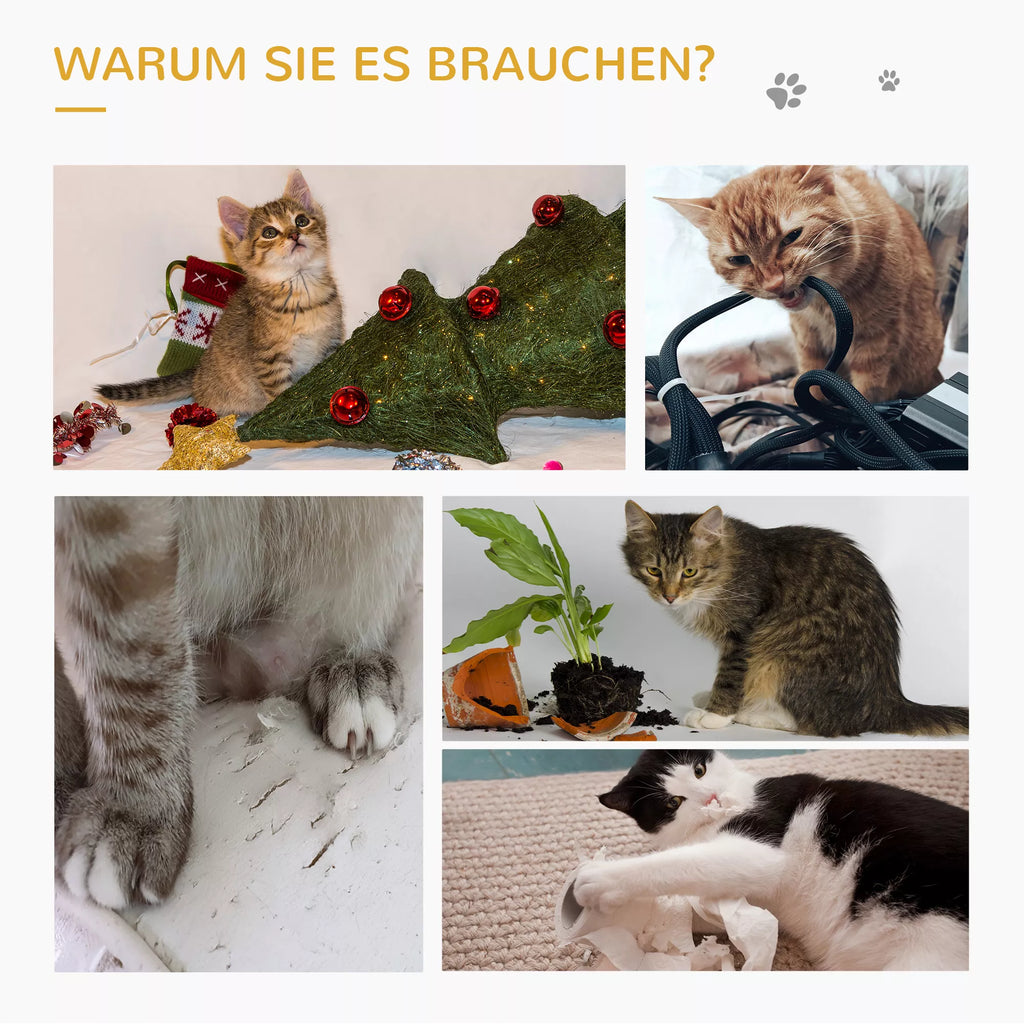 Kratzbaum 57 cm Mažas kačių medis su kačių urvu, poilsio platforma, kačių medžiojimo medis su medžiojimo lenta, žaidimų kamuoliu, kačių baldai katėms iki 5 kg Šviesiai pilkos spalvos