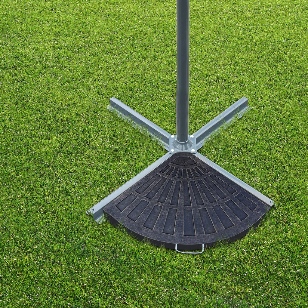 2 vnt. svorio rinkinys skėčių stovams Plokščias skėčių stovas Pusapvalus skėčių stovas su rankena Sintetinė derva + metalas Bronza 66 x 47 x 4,2 cm 30 kg