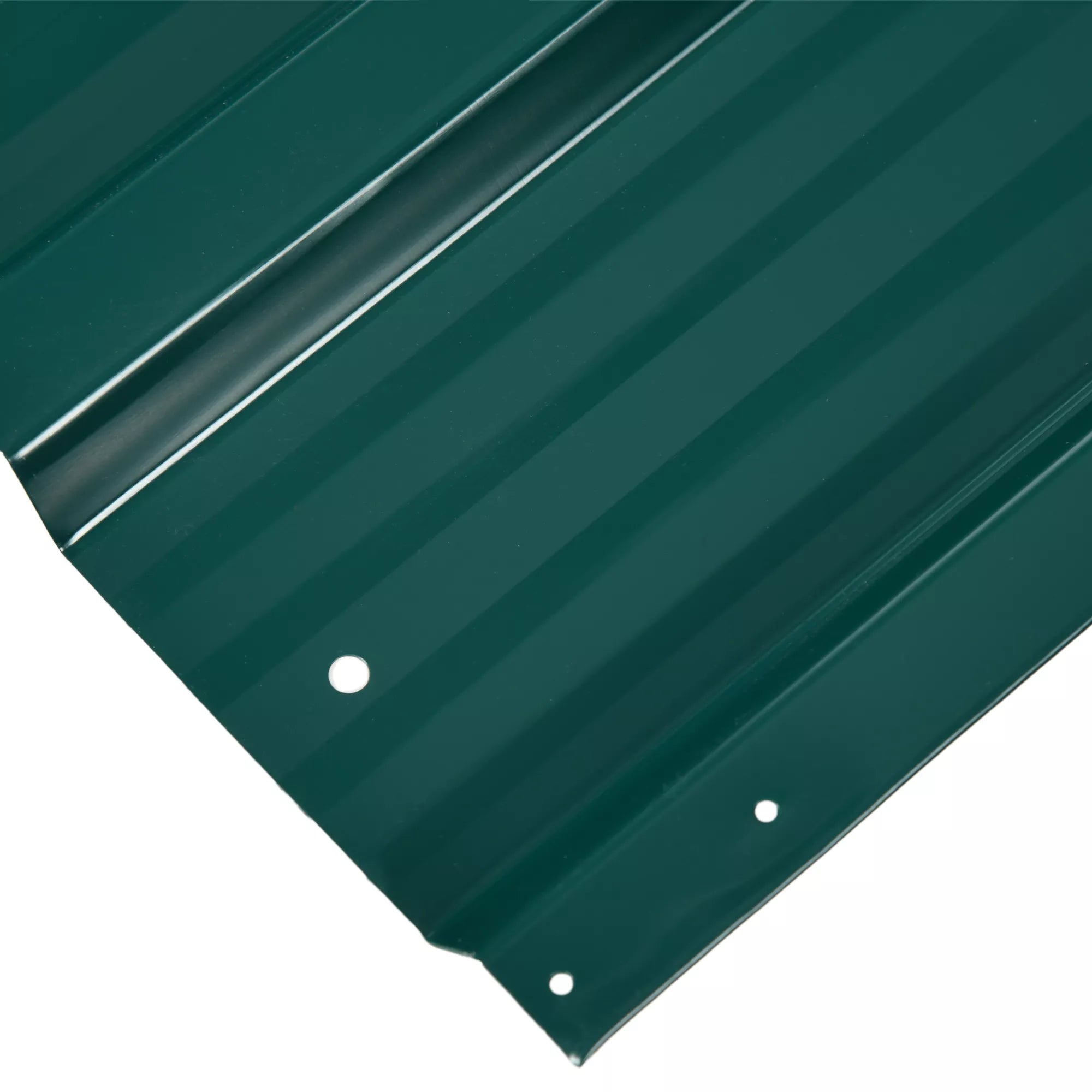 12 vnt. trapecijos formos lakštai 129x45cm 7m² Cinkuoti stogo lakštai 0,25 mm Atsparūs oro sąlygoms profiliuoti lakštai žali