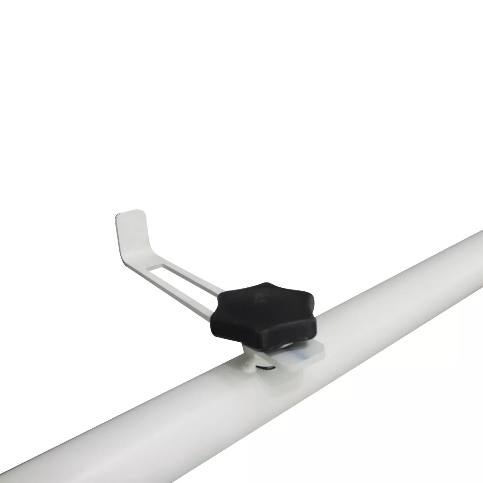 Balkono pakabinamas stalas Pakabinamas stalas Sodo stalas, reguliuojamas aukštis, pusapvalus, Ø30 cm, terasa, metalas, baltas, L60 x B45 x H50 cm