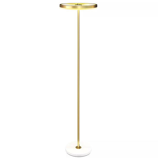 Pastatomas šviestuvas, kojinis jungiklis, metalinė konstrukcija, akrilo gaubtas, 4000K, pritemdomas, aukso spalvos