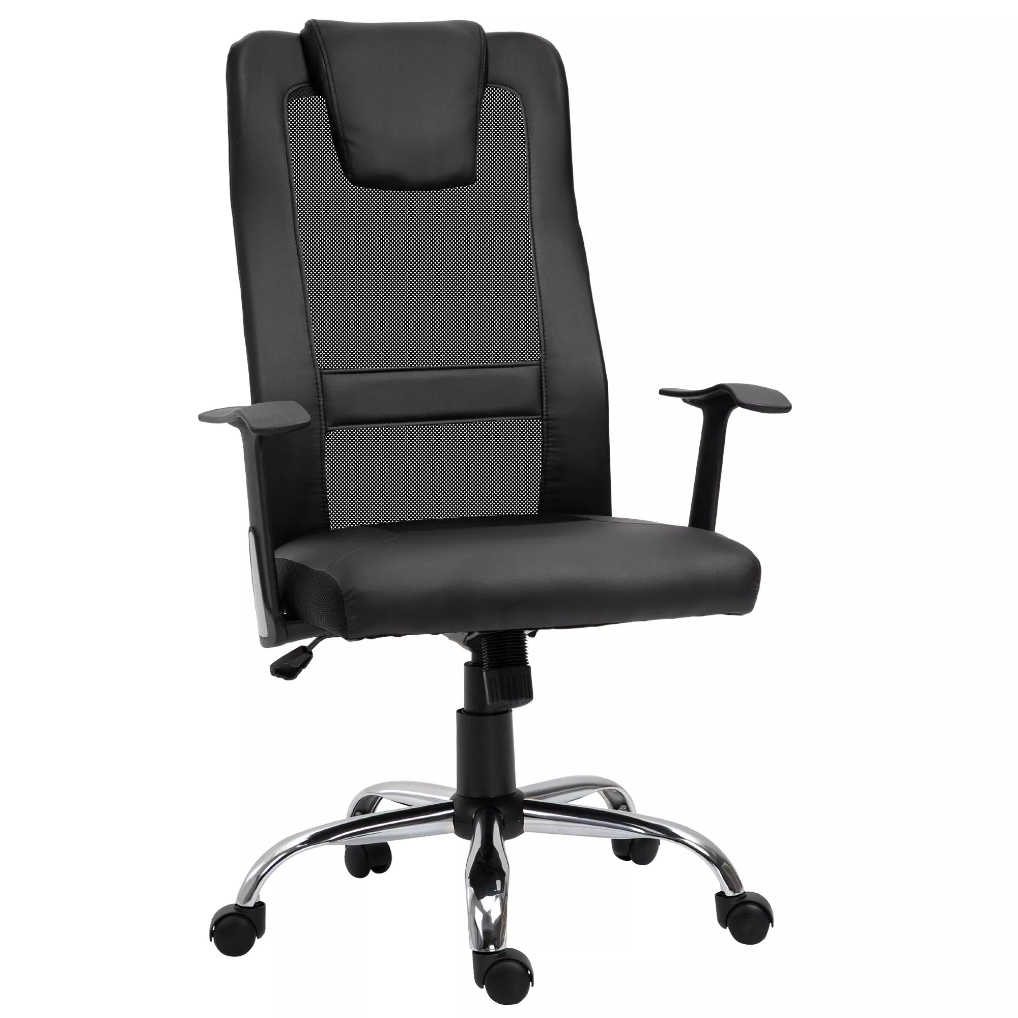 Biuro kėdė ergonomiška reguliuojamo aukščio juoda