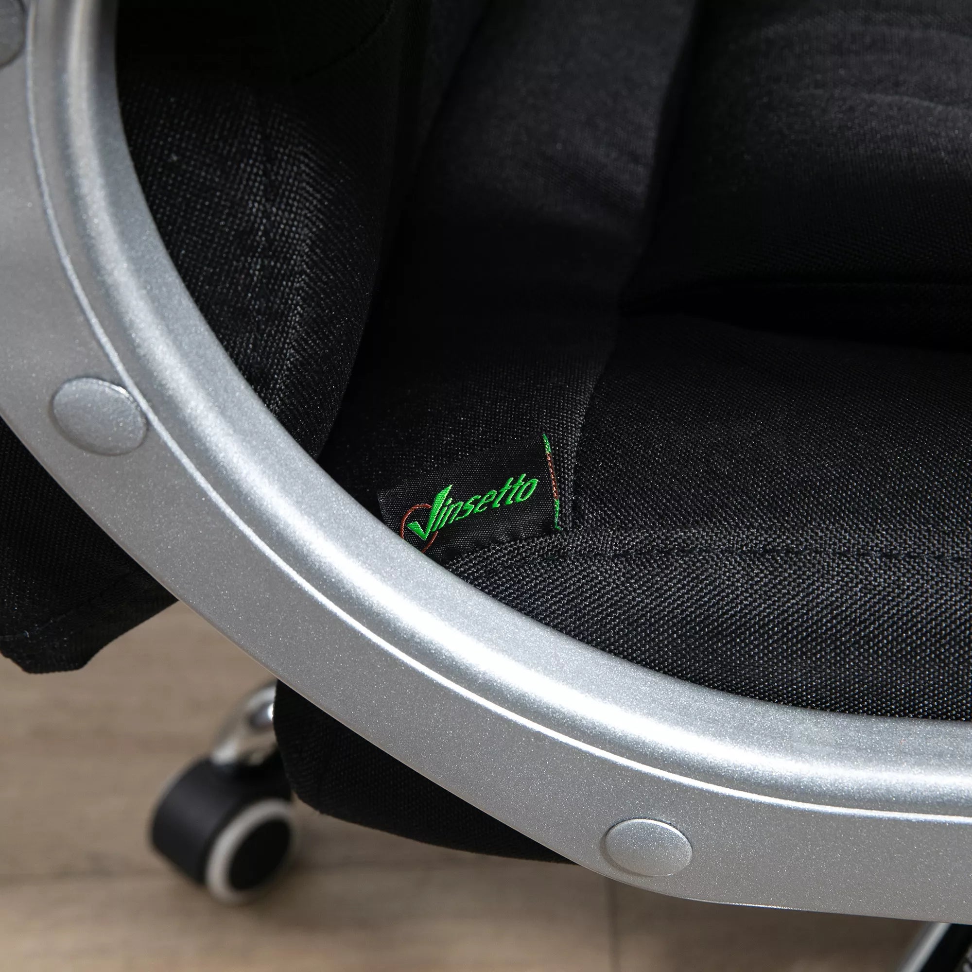 Biuro kėdė Darbo kėdė Rašomojo stalo kėdė Sukiojama kėdė 360° Ergonomiška Sūpynės funkcija Reguliuojamas aukštis Juoda Linas 64 x 75 x 111-121 cm