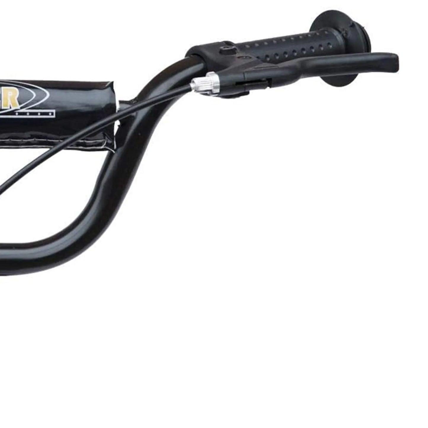 Raudonas vaikiškas paspirtukas su galiniu stabdžiu, 12 colių, reguliuojamo aukščio, plieninis, EVA, 120 x 52 x 80-88 cm