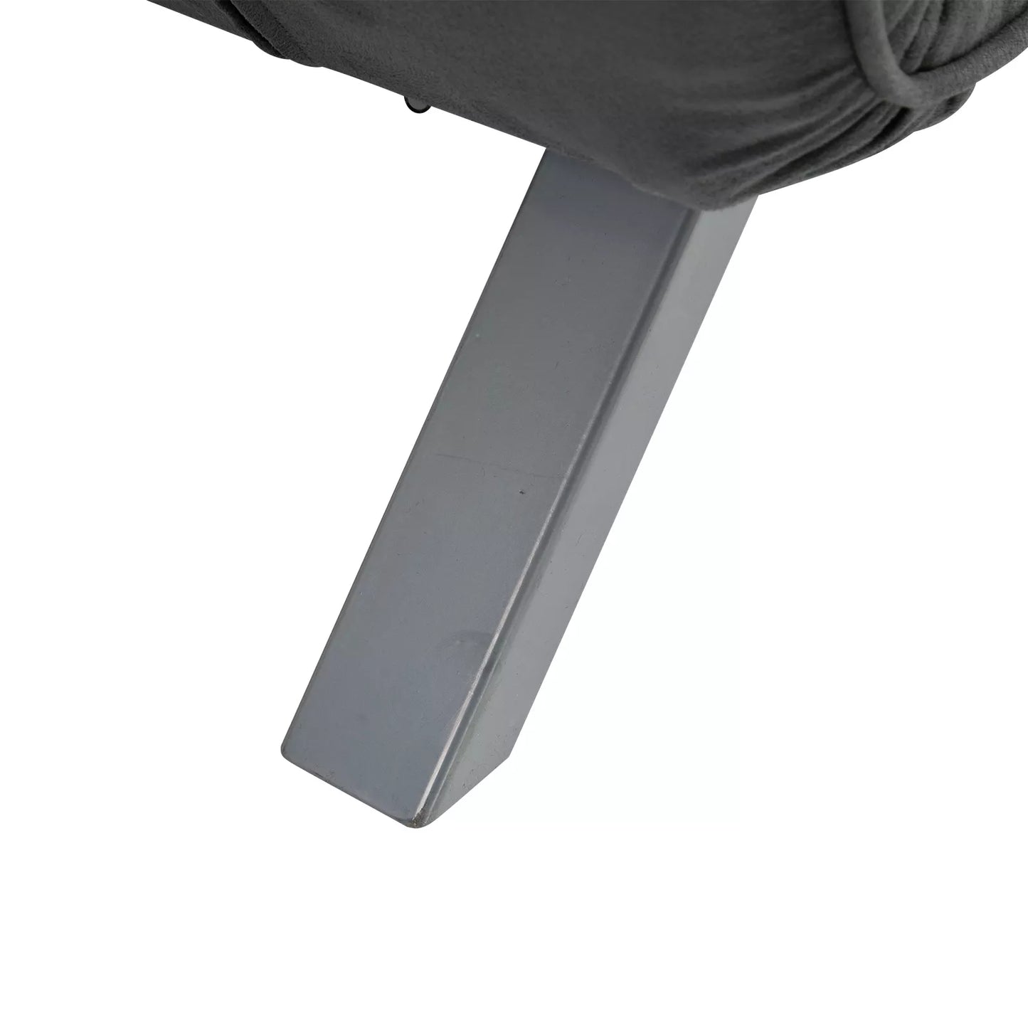 Miegamoji sofa-lova su reguliuojama atlošimo funkcija, dekoratyvinėmis pagalvėlėmis, sofa su miegojimo funkcija, aksomo išvaizda, porankiais, svečių lova, sulankstoma kėdė svetainei, miegamajam, pilka