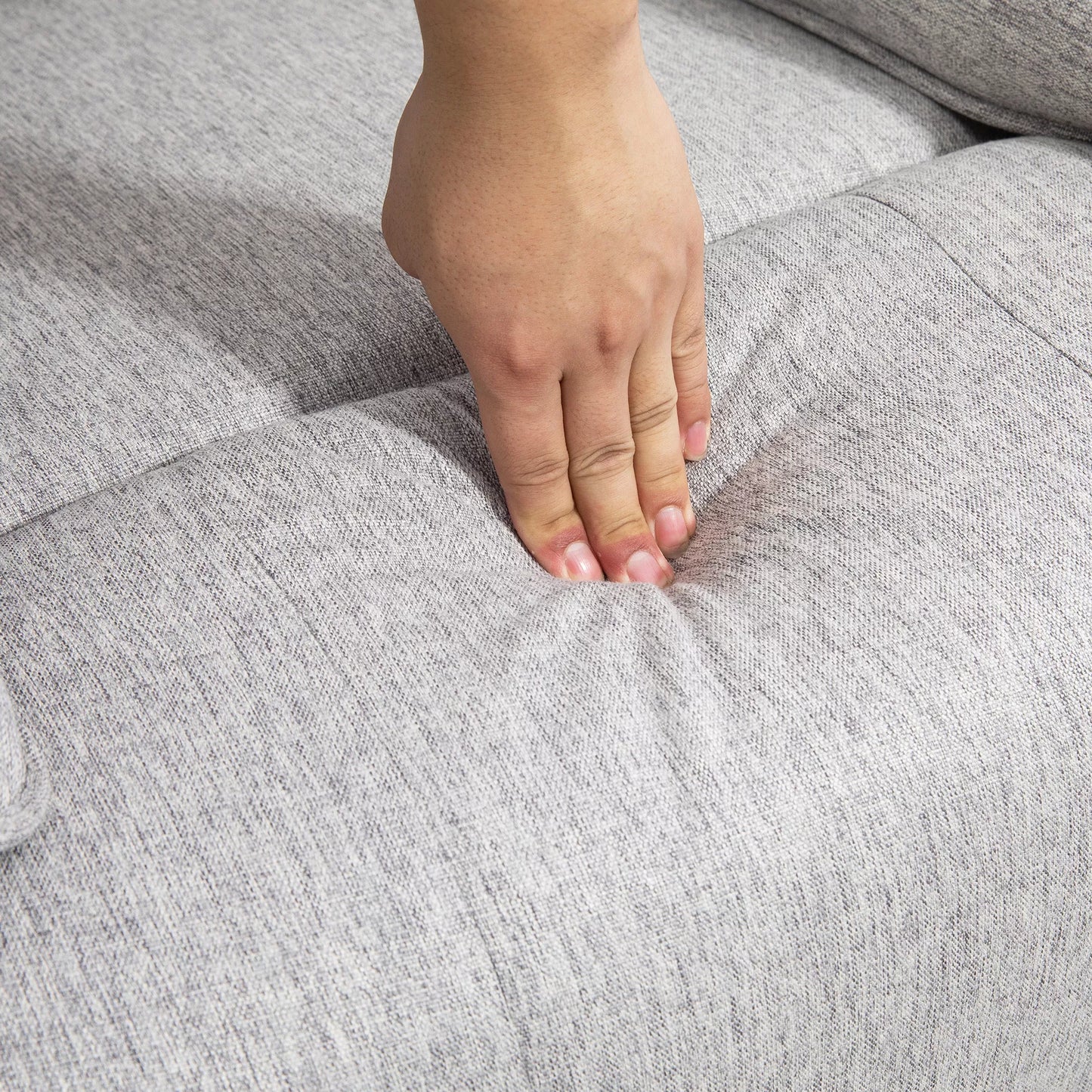 Relaksacinis krėslas, atlošiamas, patogus, 89x101x105 cm, Pilkas