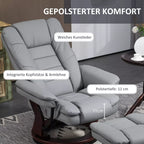 Krėslo informacinė grafika apie minkštą apmušalą