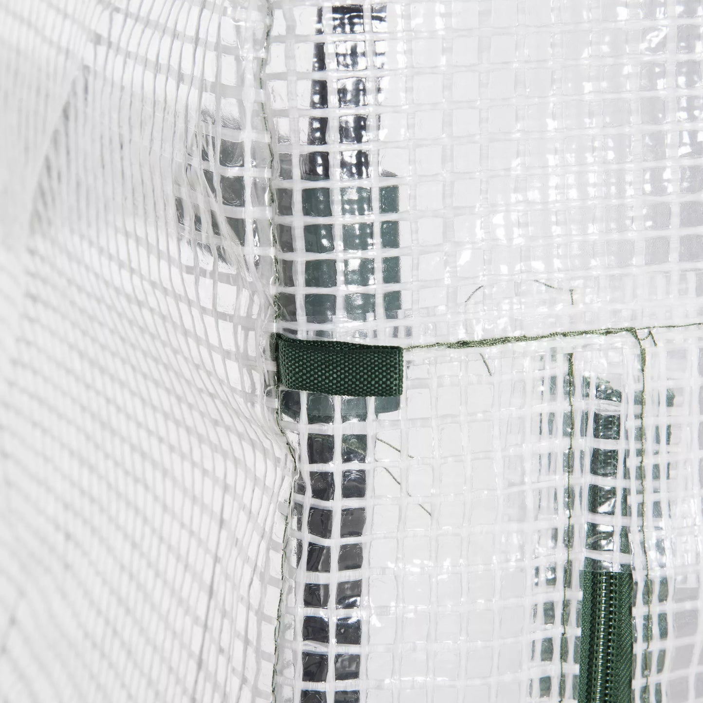 Folijos šiltnamis, mini šiltnamis, augalų namelis, daigykla, 4 lentynos, 70 x 50 x 160 cm, balta