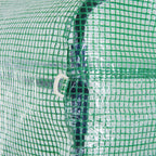 Artimas plėvelės tinklelio audinio ir plastikinio kabliuko vaizdas