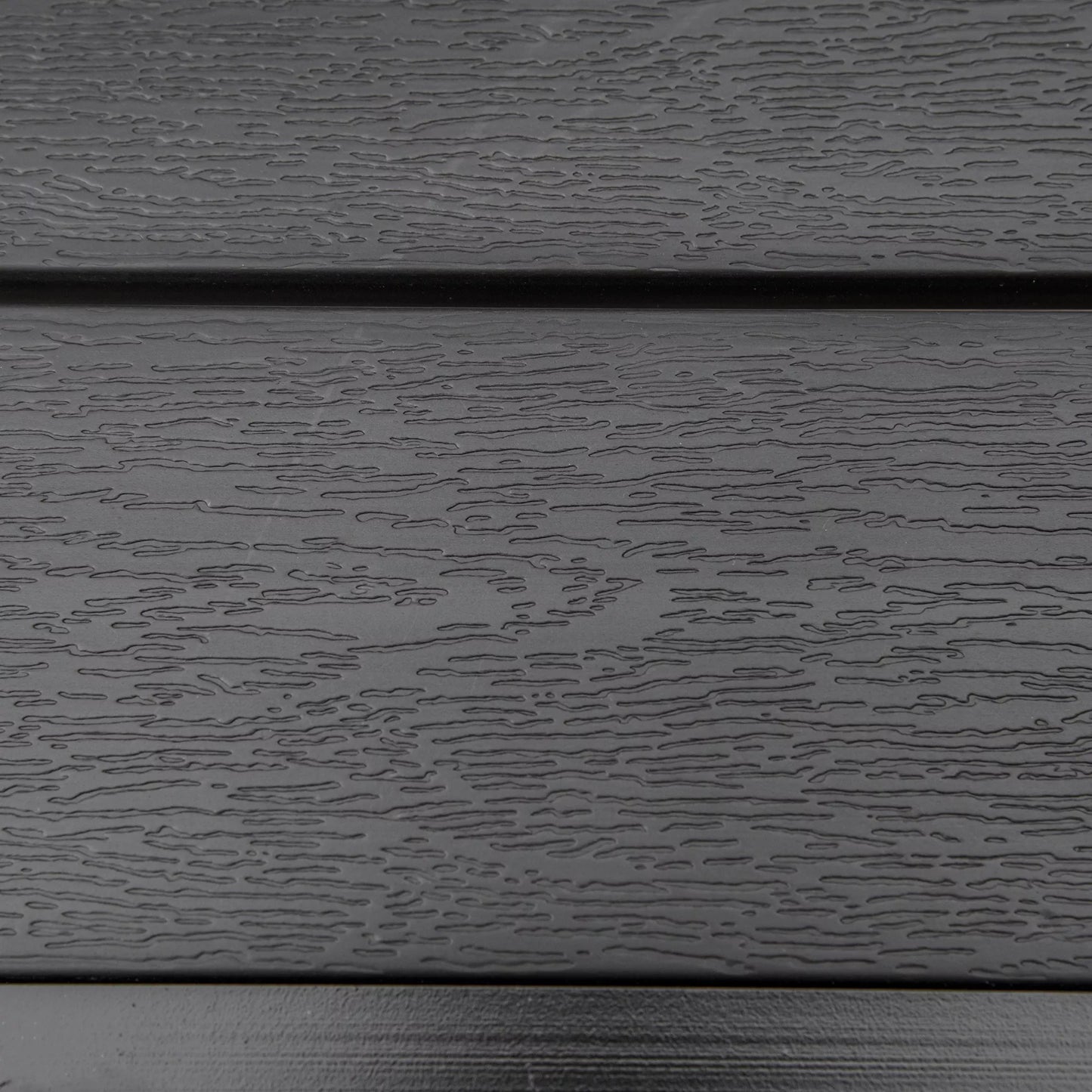 Sodo stalas 4 asmenims Valgomojo stalas Aliuminio stalas Sodo baldai Poilsio baldai Lengvai prižiūrimi Plastikiniai Juodi 78 x 78 x 74 cm