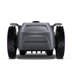Anthbot M5 LiDAR vejų robotas iš priekio kampo su kameromis ir jutikliais