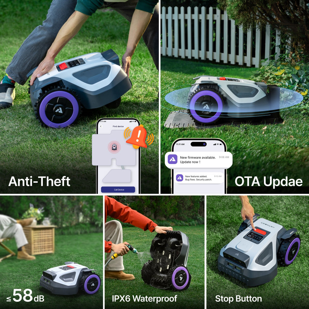Vejos robotas Anthbot M5 (500 m²)