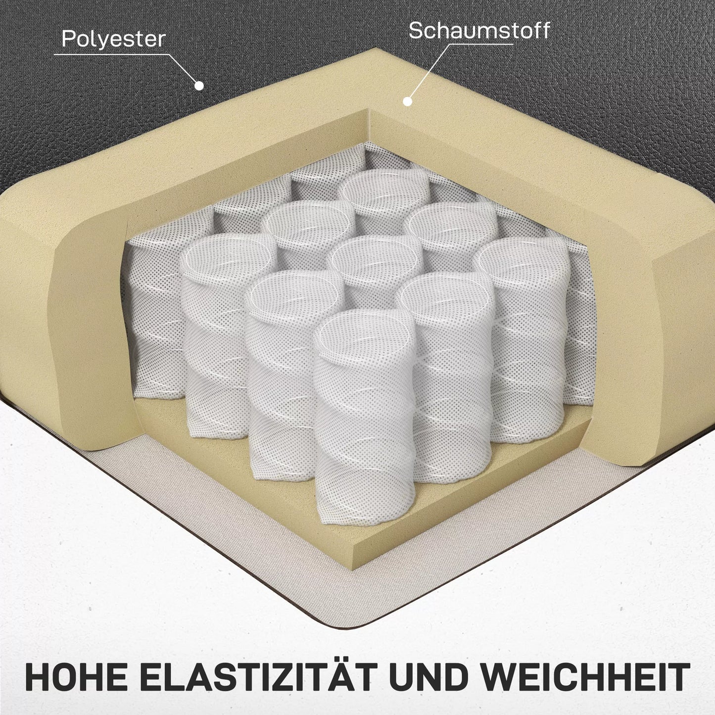 Masažinė kėdė, relaksacinė kėdė, gultas, 1 sulankstomas staliukas, 1 pakojis; 77 cm x 93 cm x 105 cm, Juodas