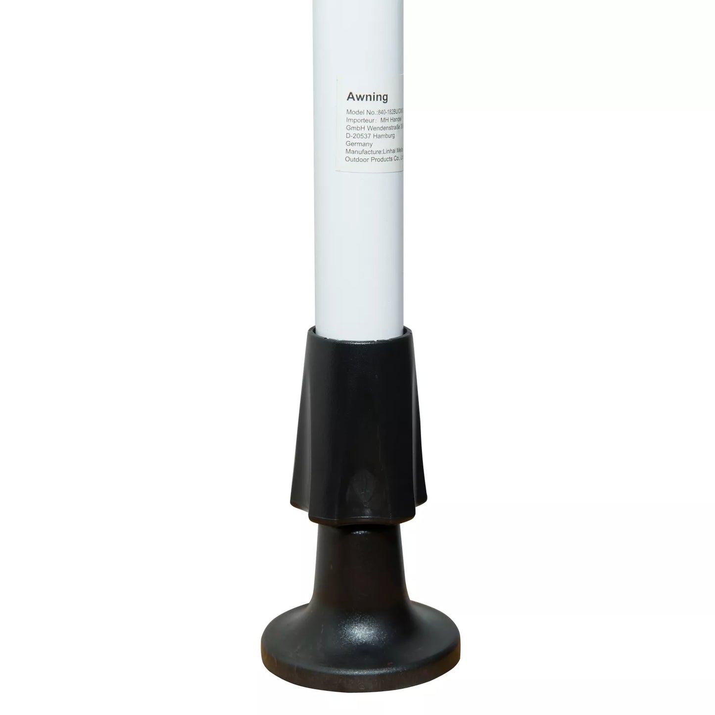 Įtempiama markizė su rankiniu užsukimu, reguliuojamo aukščio, su atlenkiama svirtimi, atspari nešvarumams, atspari oro sąlygoms, 150 cm pločio balkono markizė, terasos markizė terasai, balkonui, verandojei, mėlyna+balta